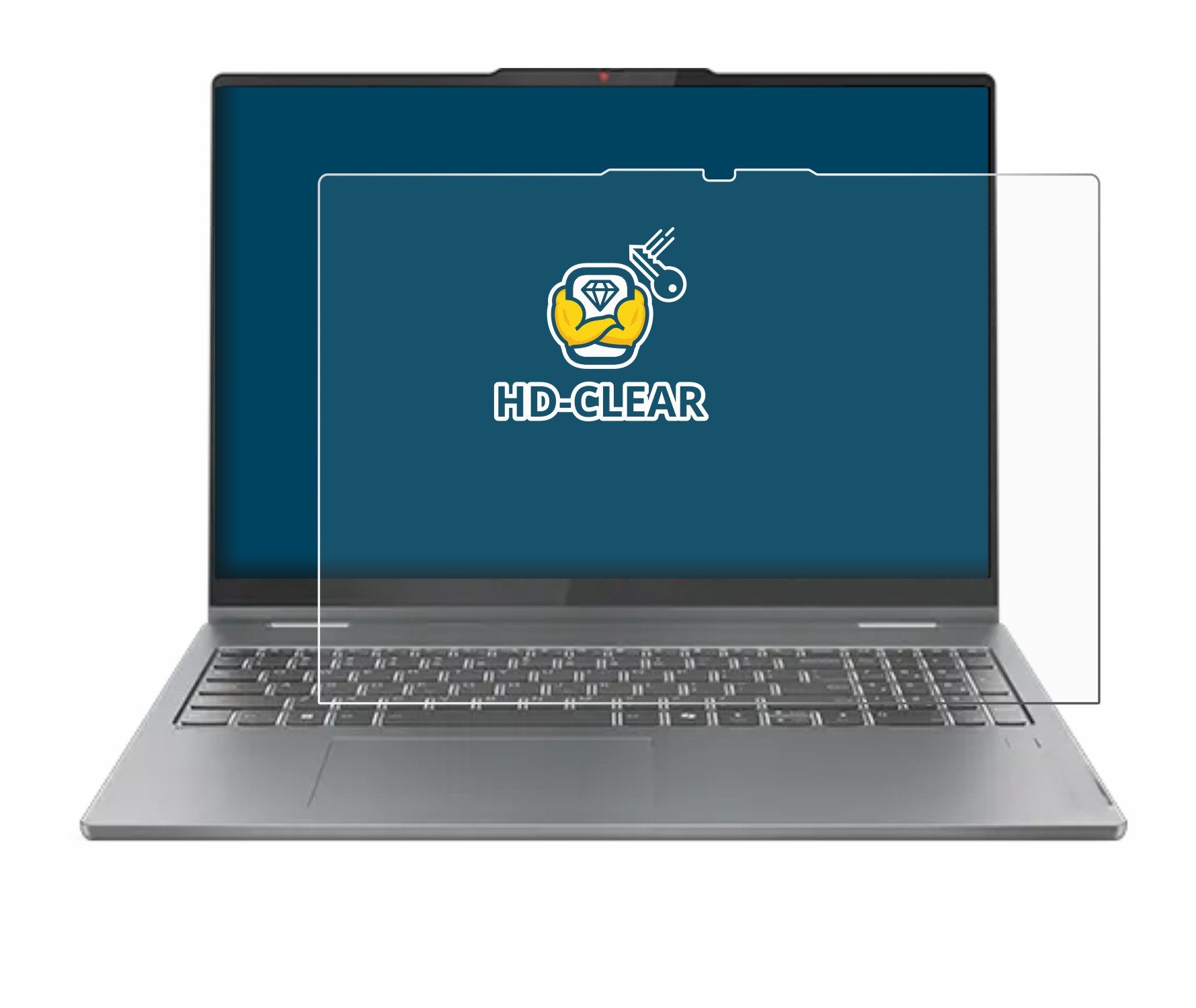BROTECT Displayschutzfolie Schutzfolie für Lenovo IdeaPad 5 2-in-1 Gen 10 16", Displayschutz Schutz Folie Klar Transparent