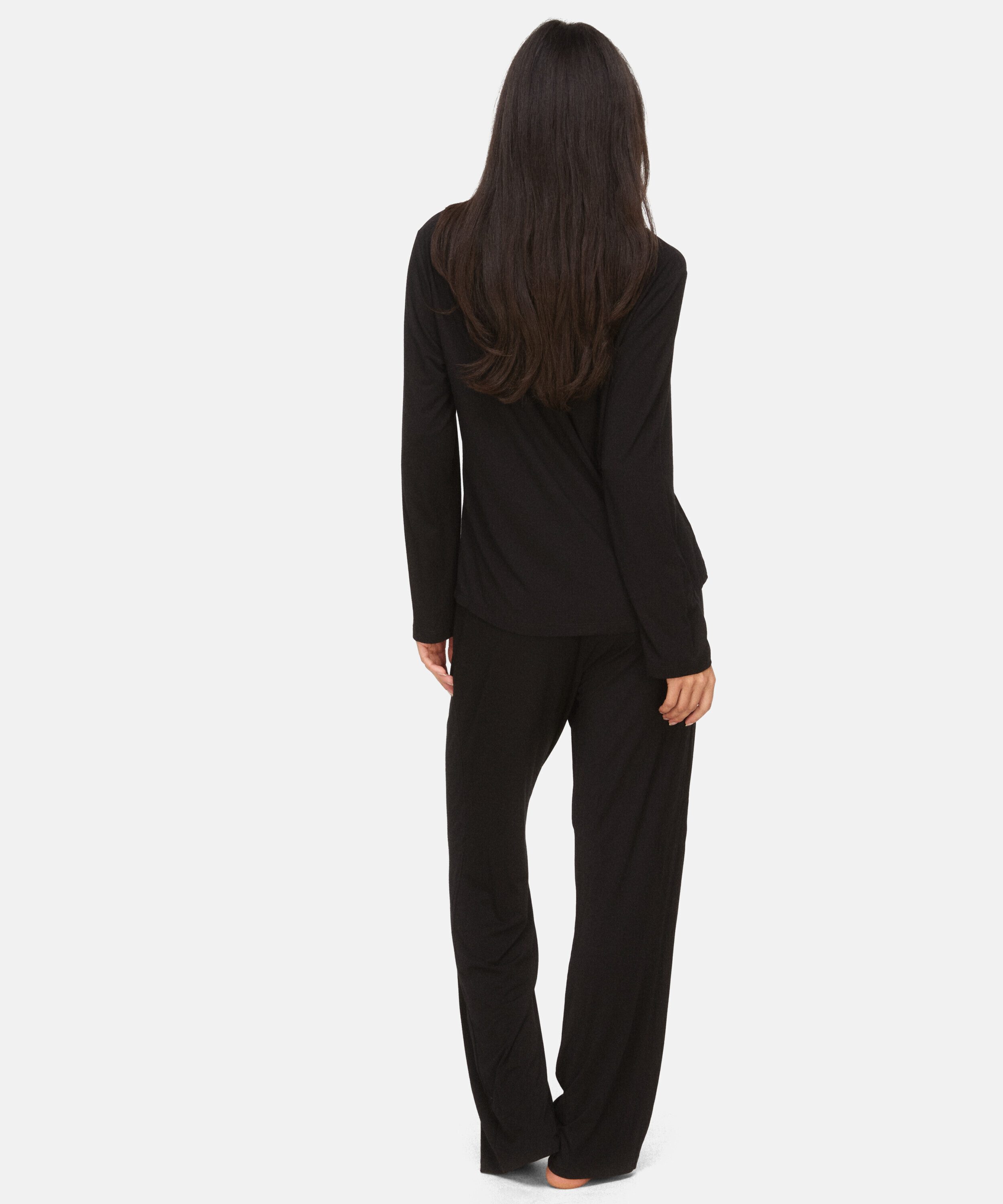 Hunkemöller Pyjama Essential Jersey Long-Sleeved Jacket – Bild 4 von 5