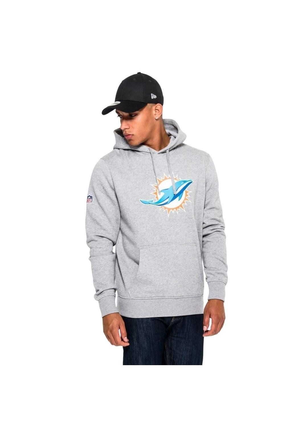 New Era Hoodie Miami Dolphins NFL Team Logo Hoody Grau Kapuzenpullover New Era (1-tlg)