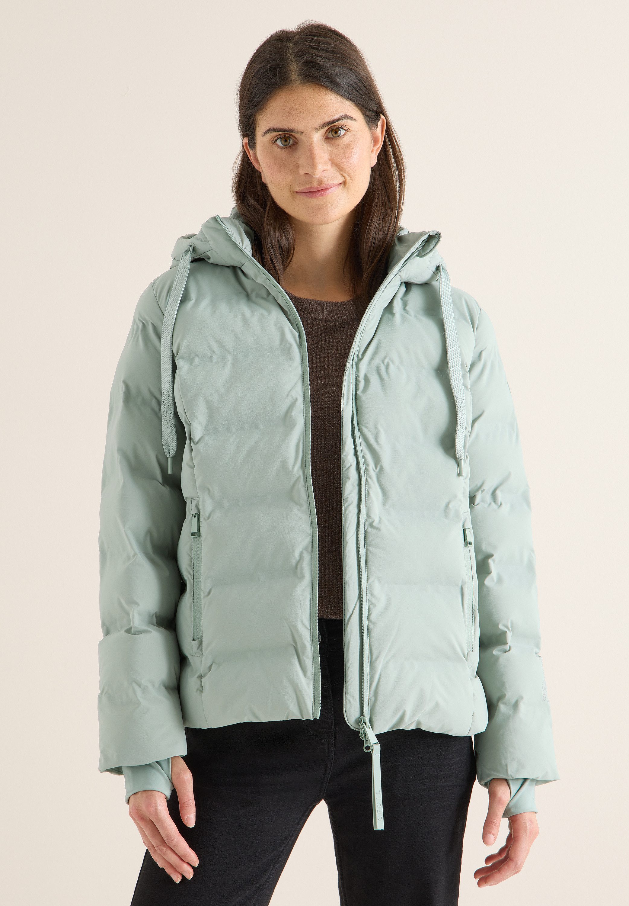 CECIL Steppjacke mit Kapuze mit Tunnelzugband günstig online kaufen