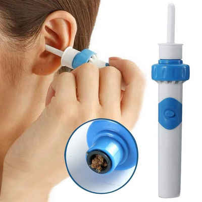 Gontence Ohrenreiniger Ohrenschmalz Entferner,2 abnehmbaren Silikon-Aufsätzen, 1-tlg., Ohrenschmalz Reiniger, Ohrenreiniger, für Babys, Teenager, Erwachsene
