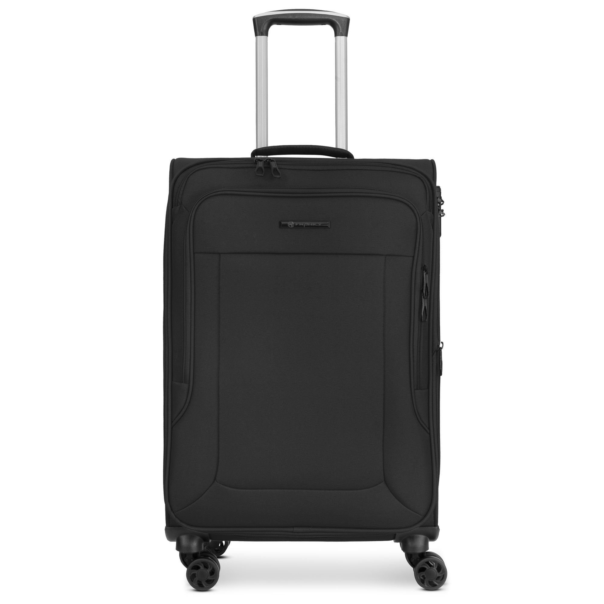 Franky Weichgepäck-Trolley Melbourne 3.0, 4 Rollen, Polyester black