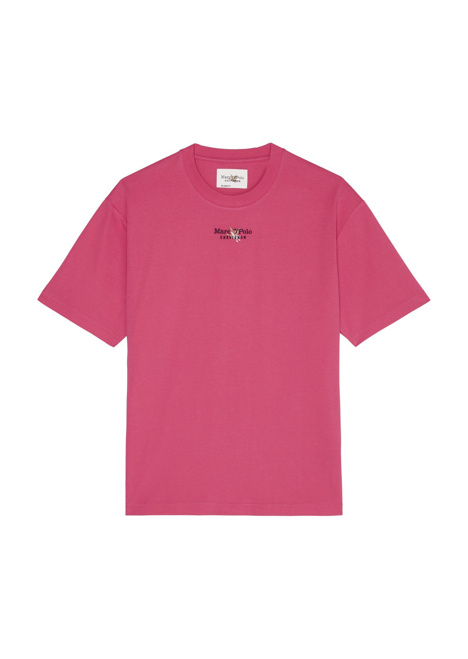 Marc O'Polo T-Shirt rosa reiner aus Bio-Baumwolle