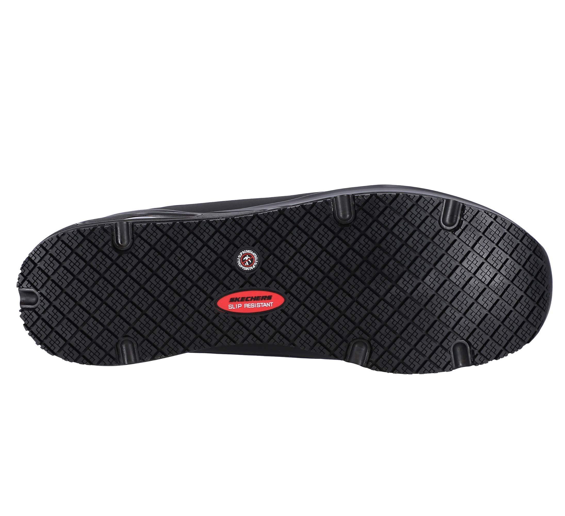 Skechers Work UNO SR Arbeitsschuhe Damen O1 FO SRC ESD - Rutschhemmender Arbeitsschuh Air-Cooled Memory Foam Einlegesohle, Zwischensohle Luftkissendämpfung