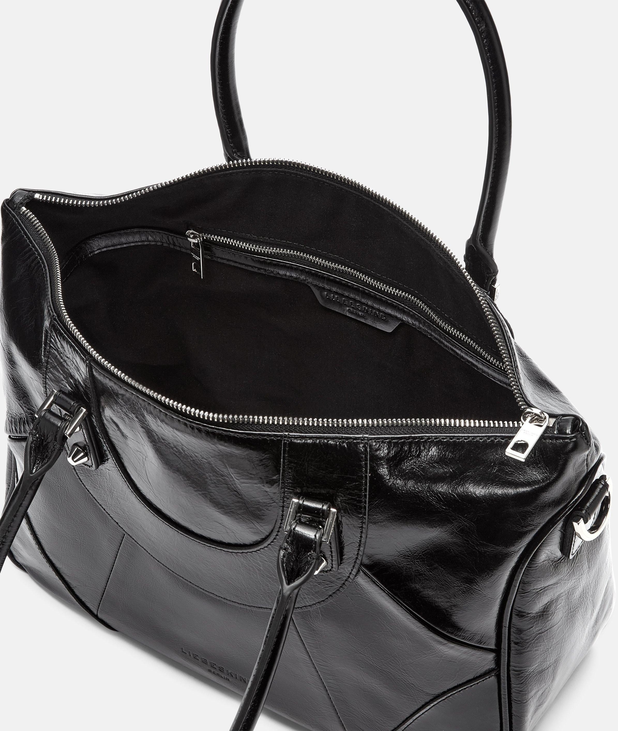 Liebeskind Berlin Schultertasche Archive Esther Satchel M, Geräumige Tasche mit glossy Finish – Bild 3 von 4