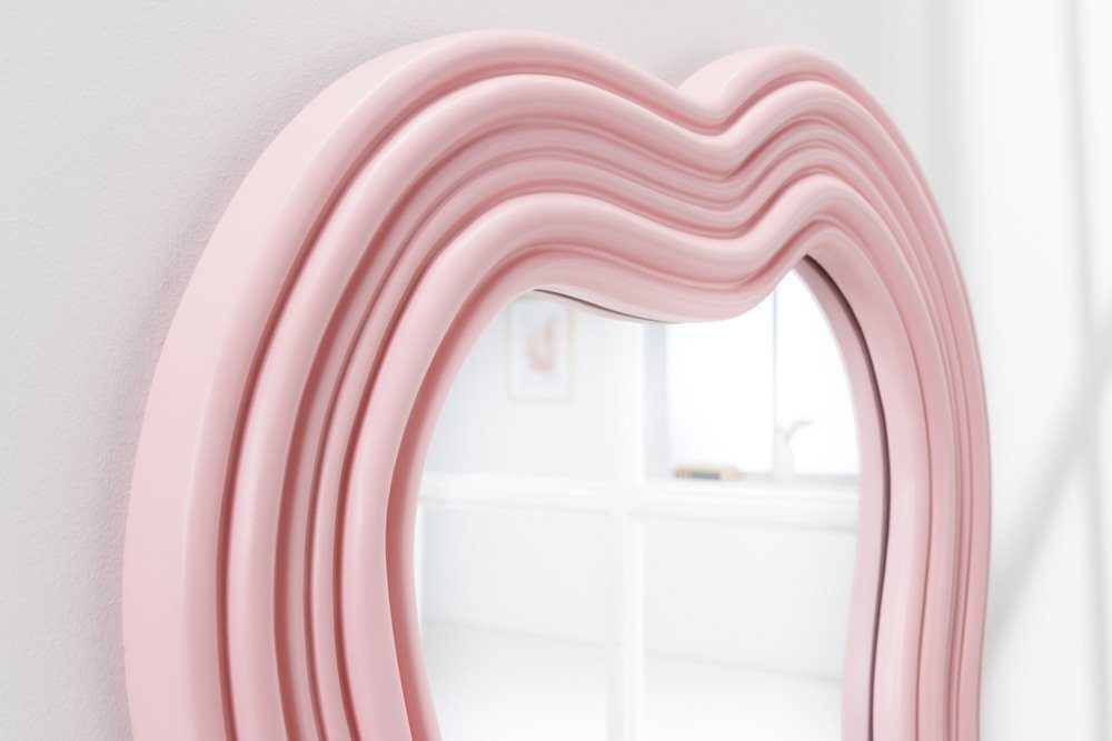 riess-ambiente Wandspiegel ALICE II 100cm pastell rosa (Einzelartikel, 1-St günstig online kaufen