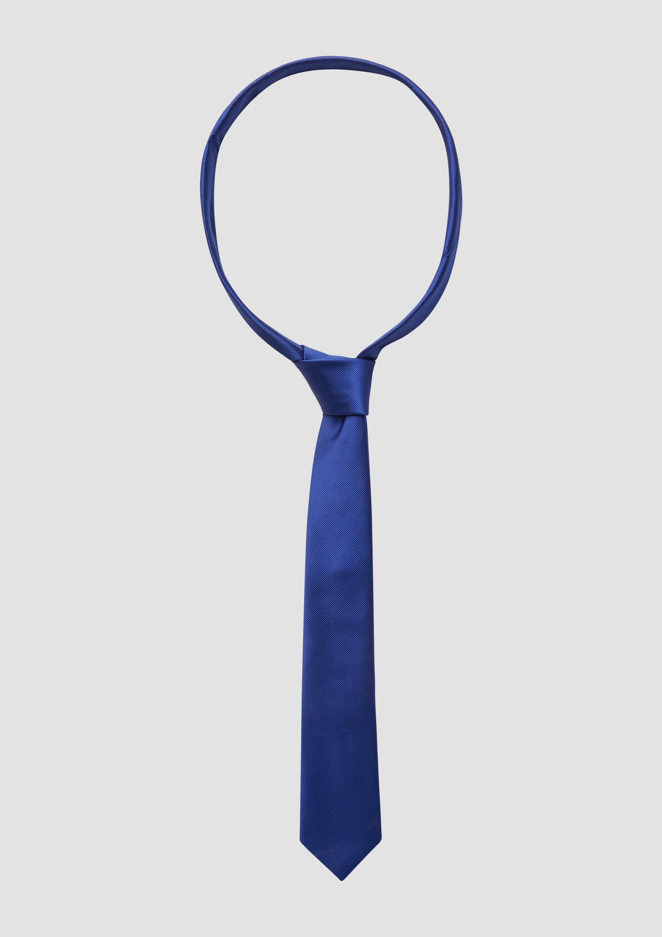 s.Oliver Krawatte Krawatte Elegante Krawatte aus Seidenmix-Jacquard