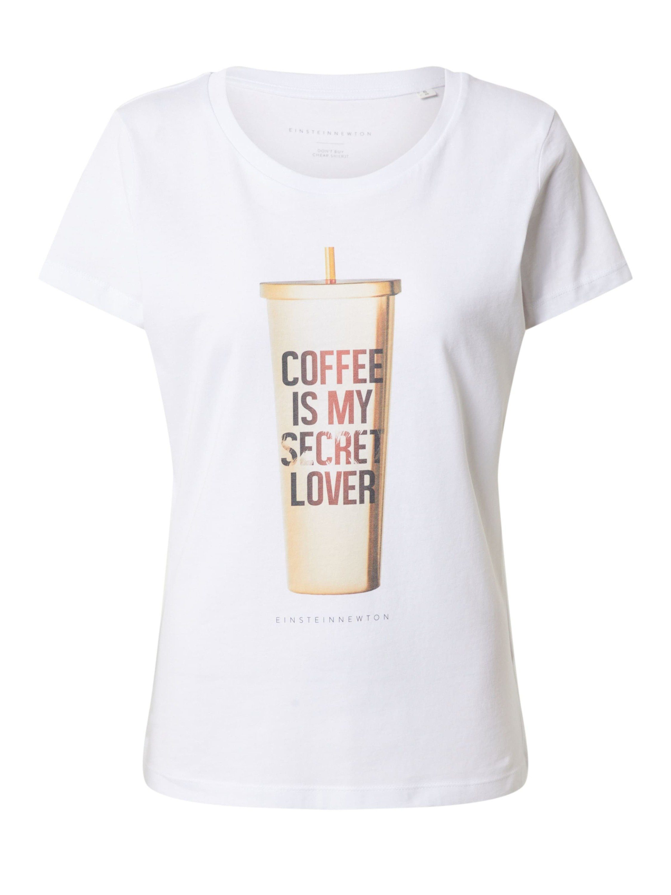 T-Shirt (1-tlg) Weiteres EINSTEIN Detail Coffee & NEWTON