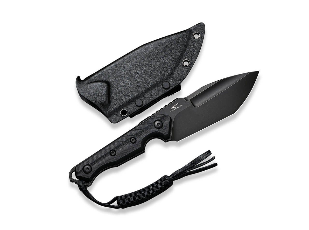 mit G10 feststehendes Kydexscheide, Survival Messer Maxwell St) CIVIVI CIVIVI Knife (1 Black