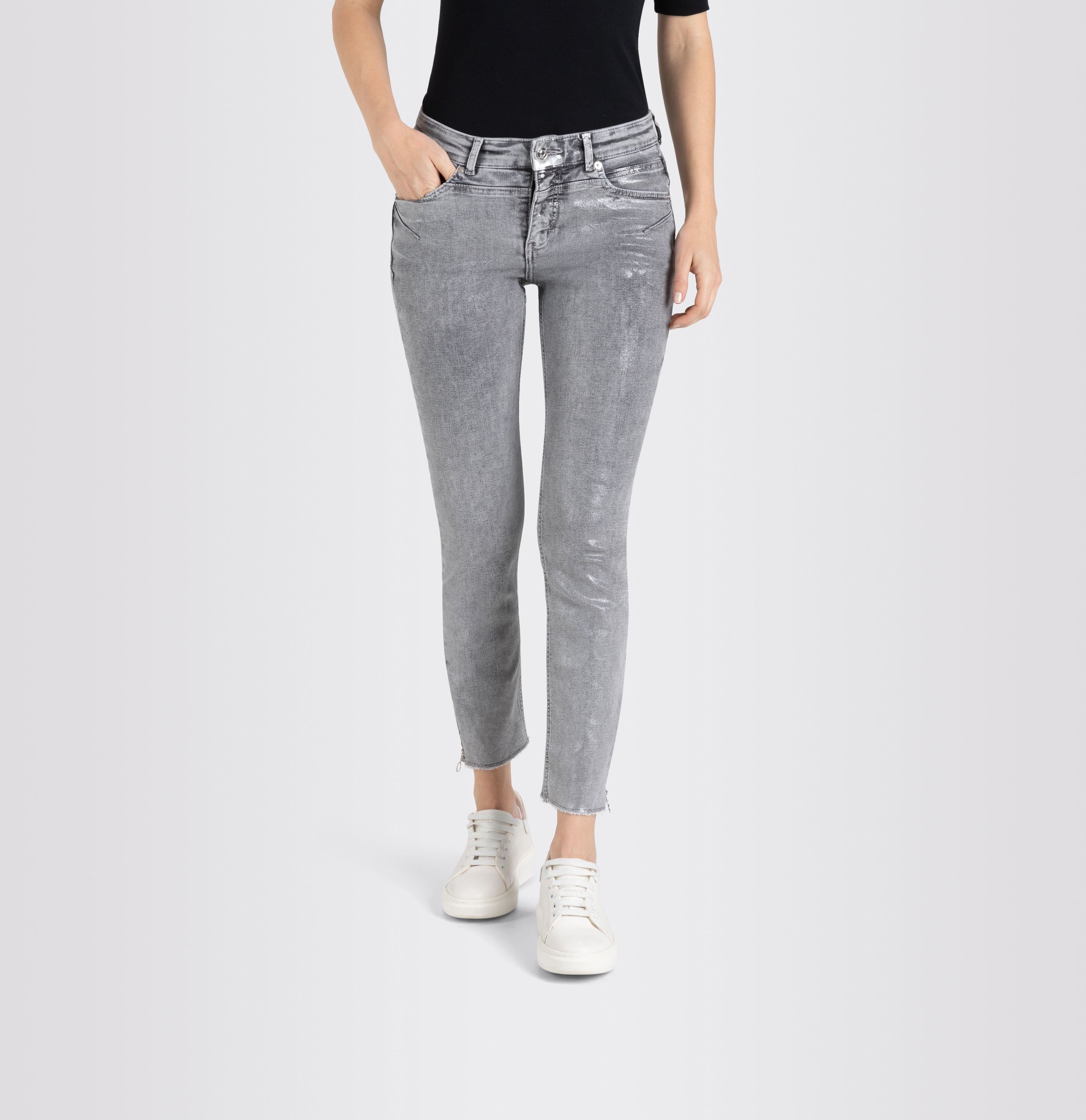 MAC grau 5-Pocket-Jeans
