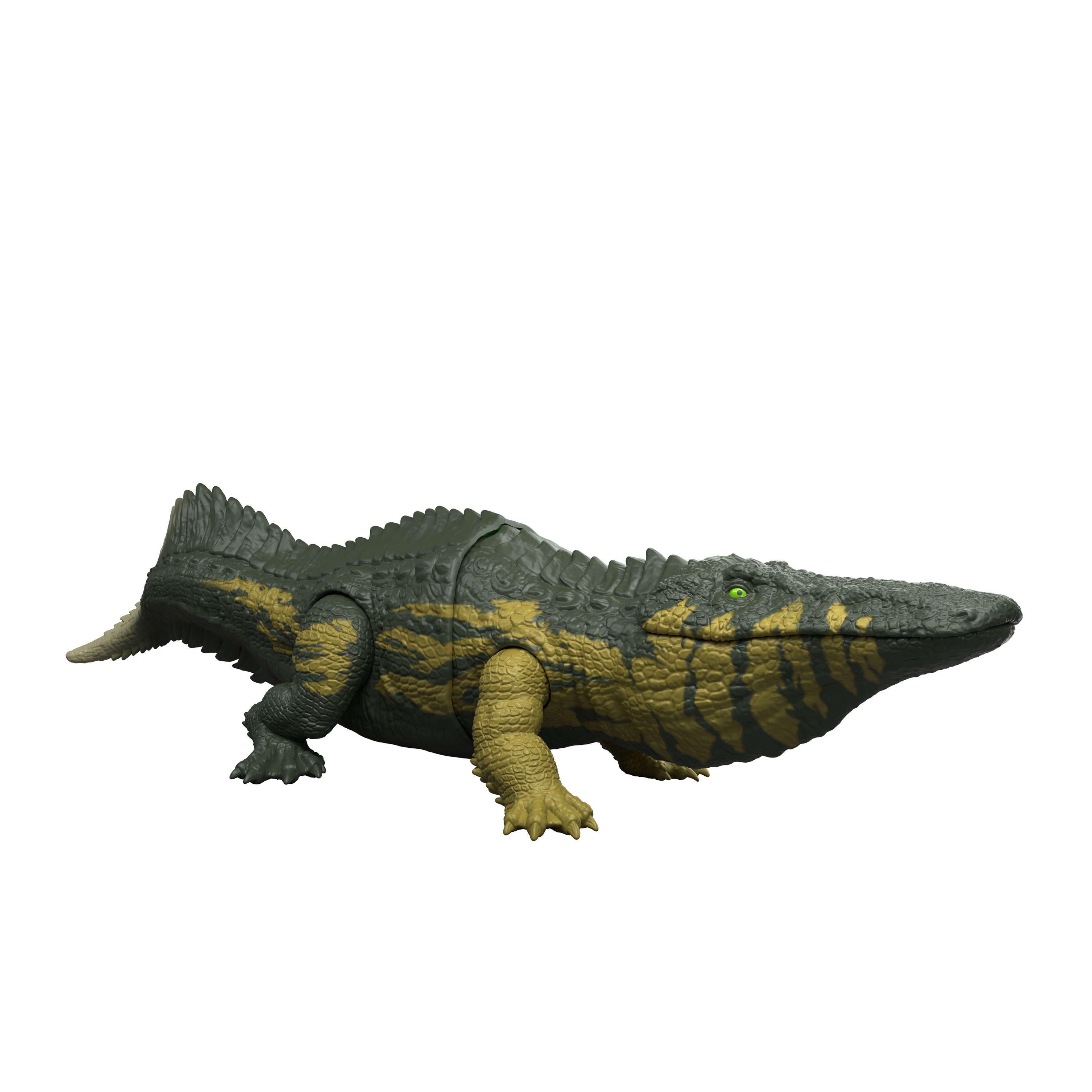 Mattel® Actionfigur Jurassic World Wild Roar - Stomatosuchus, mit Geräuschen und Lichtern