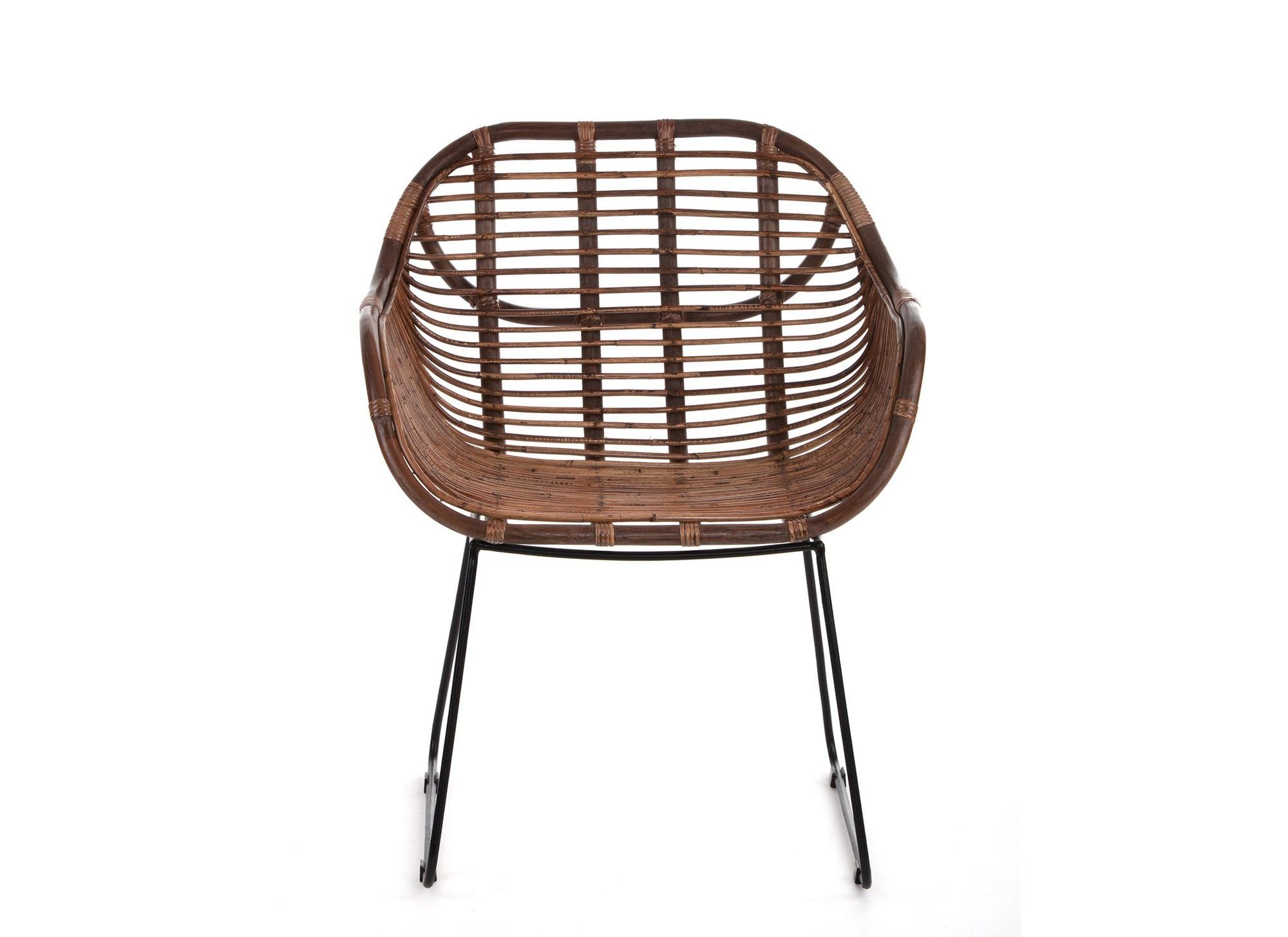 animaldesign Armlehnstuhl GARTENSTUHL aus Rattan Loungesessel
