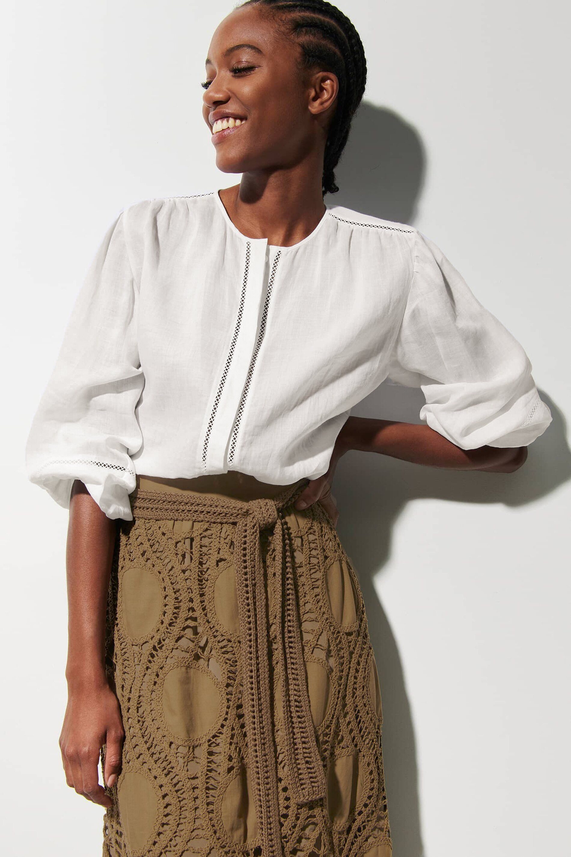 Luisa Cerano Langarmbluse