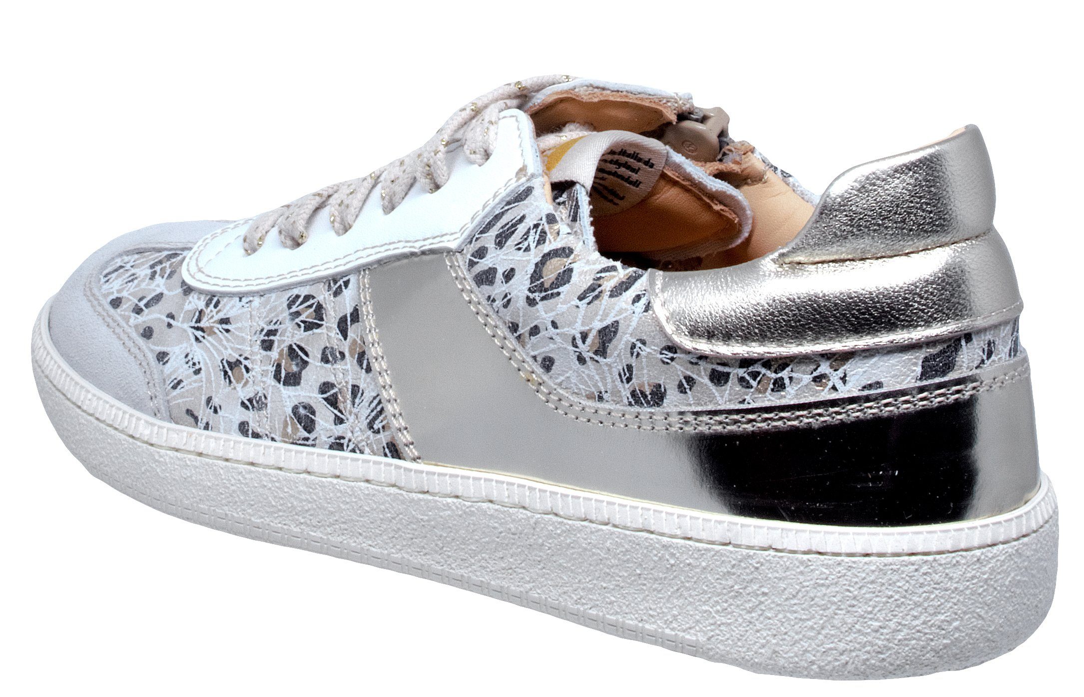 Ocra Sneaker von Ocra 410 Mädchen Halbschuhe Leder Weiß Off White Sneaker