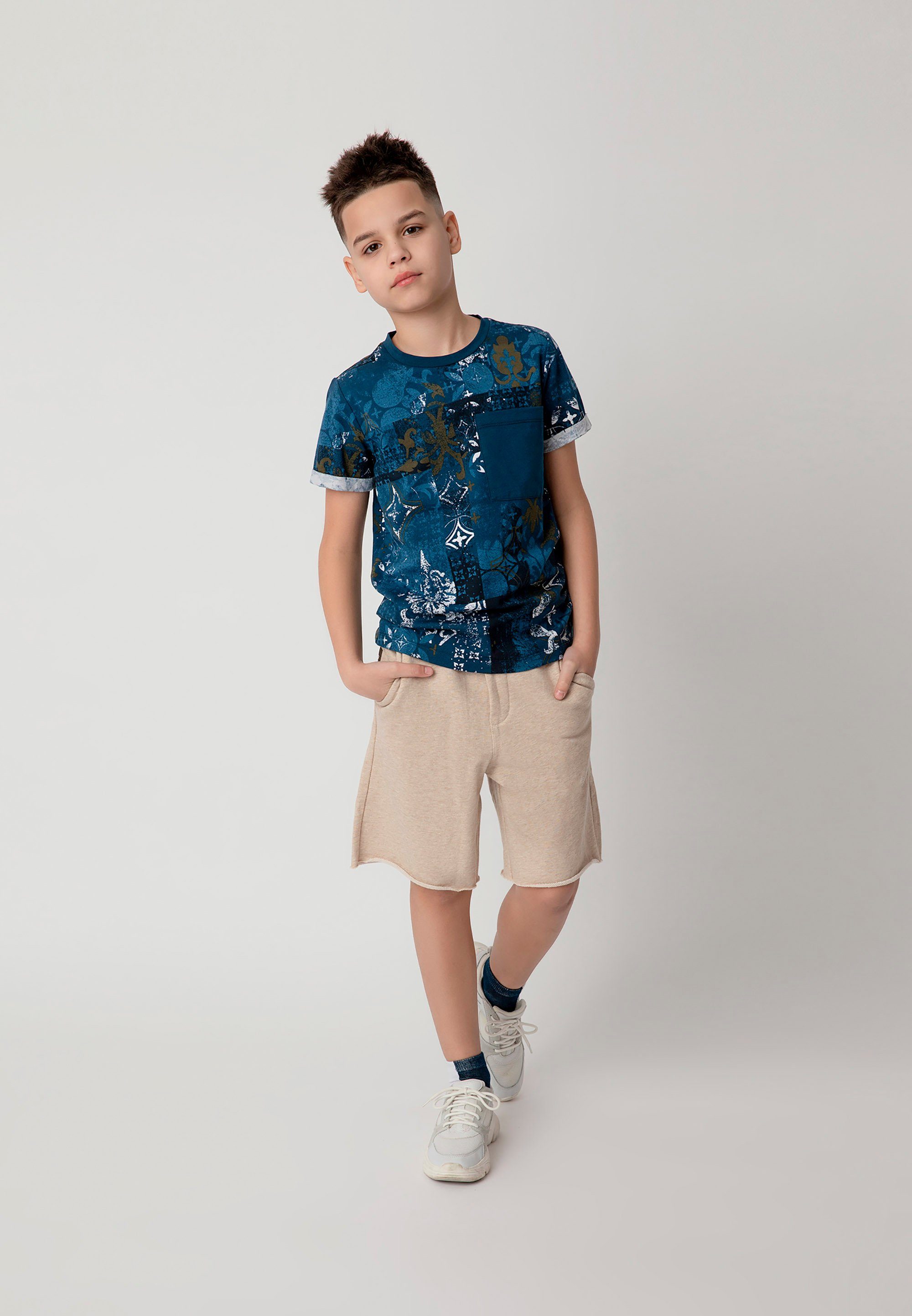 Shorts Gulliver Markenprint mit