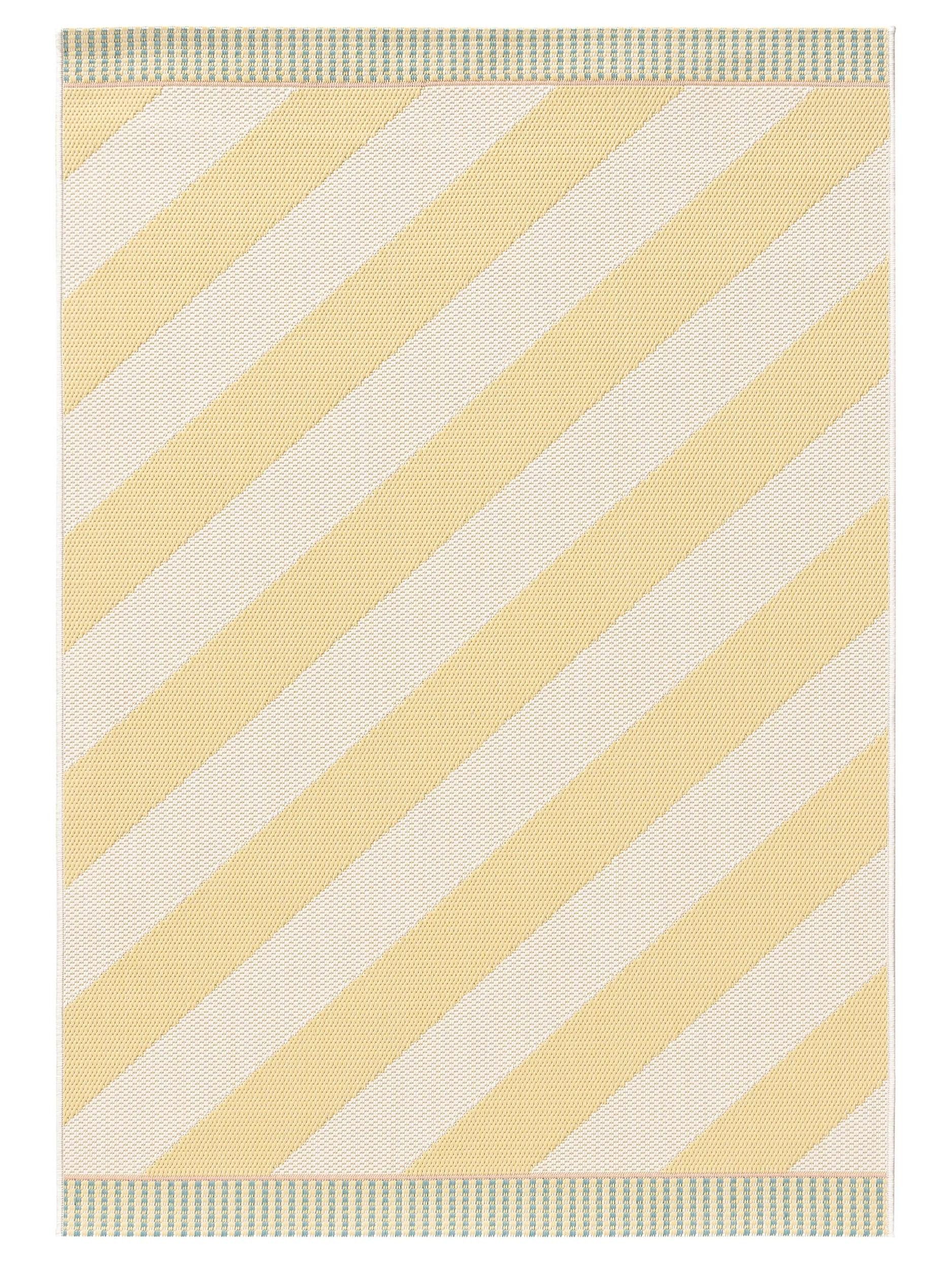 benuta Outdoorteppich Sunny, rechteckig, Höhe: 5 mm, Kunstfaser, Berber, Ethno-Style, Wohnzimmer