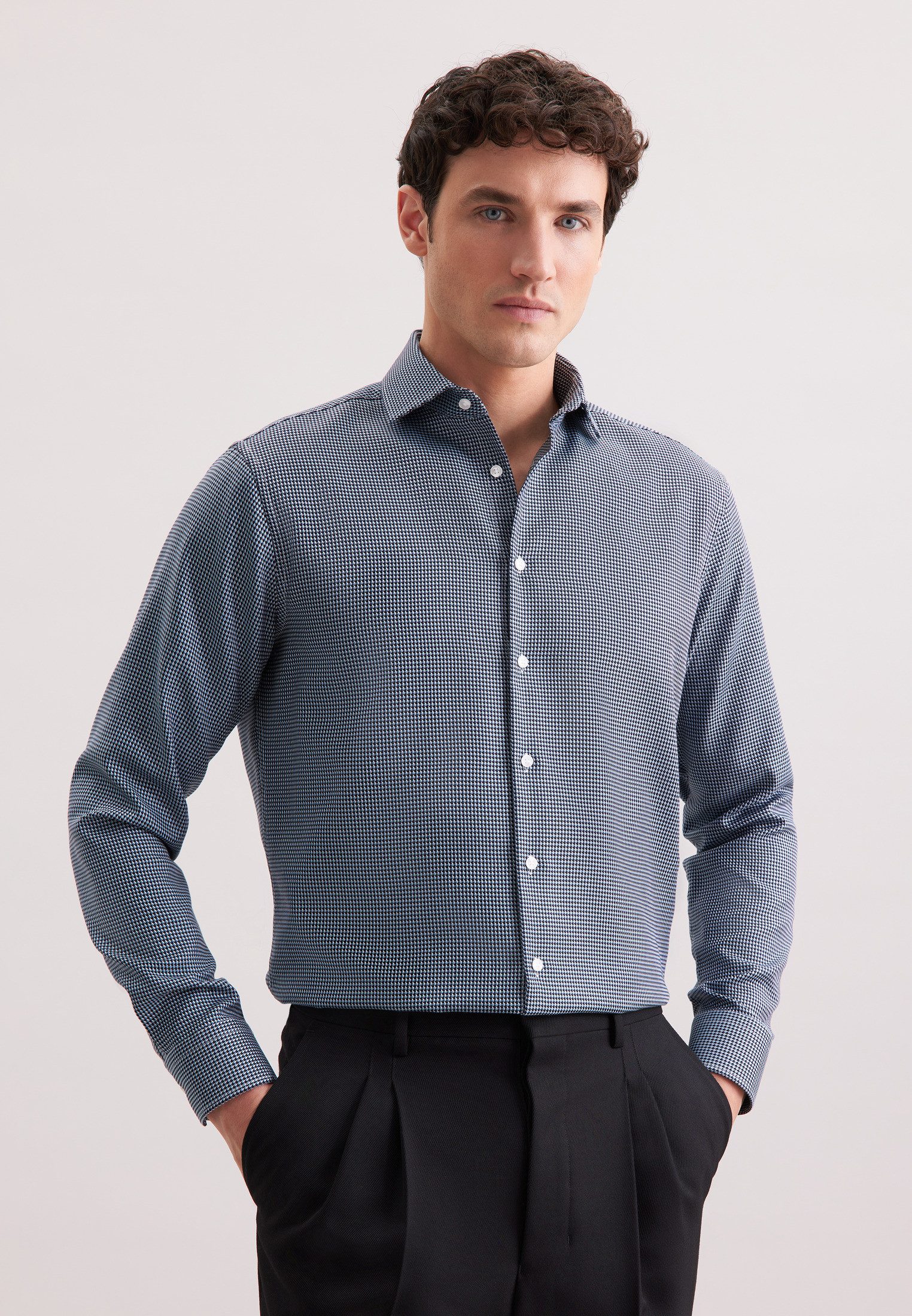 Businesshemd Schwarze Rose