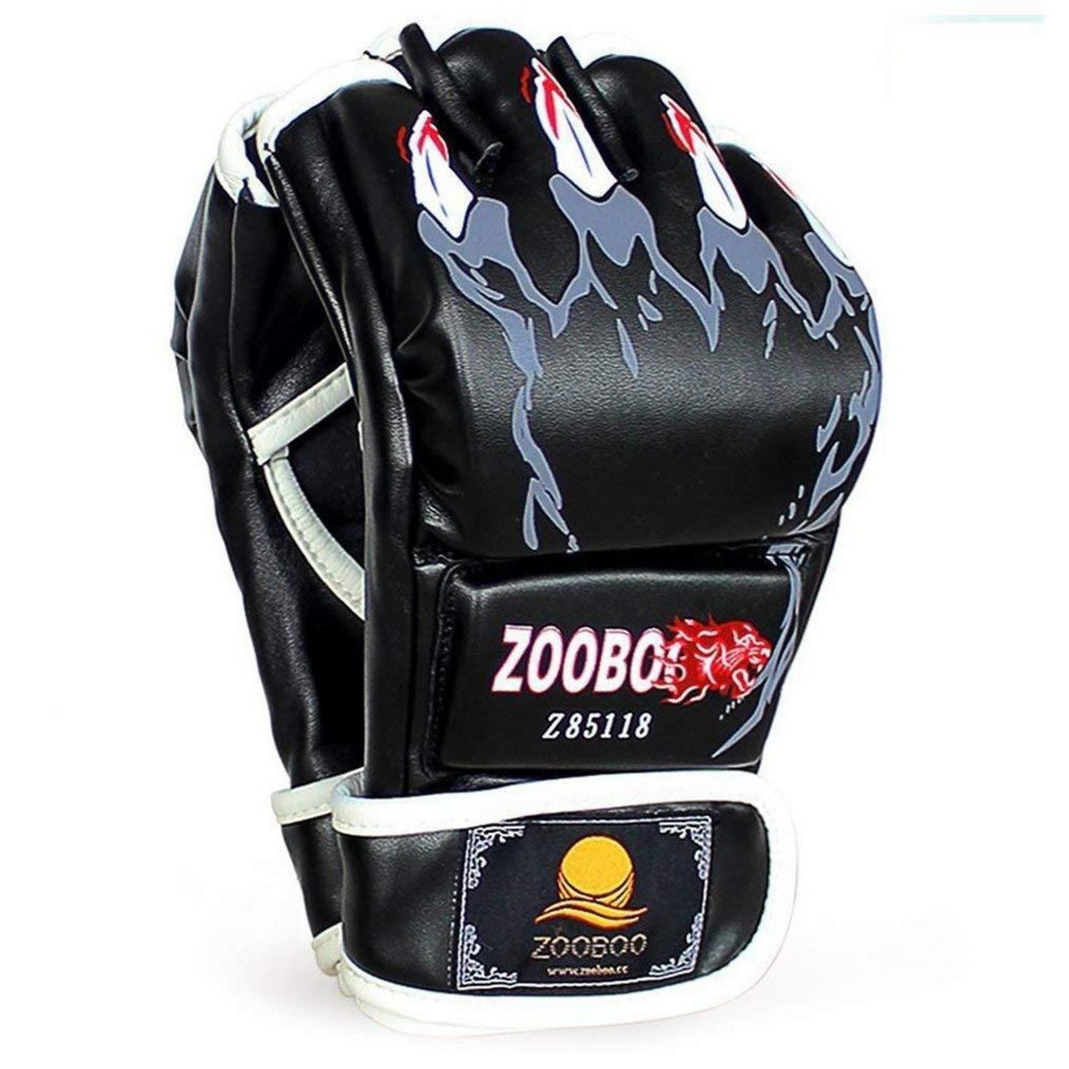 LuxusKollektion MMA-Handschuhe MMA Handschuhe Halbfinger Schwarz Verstellbar