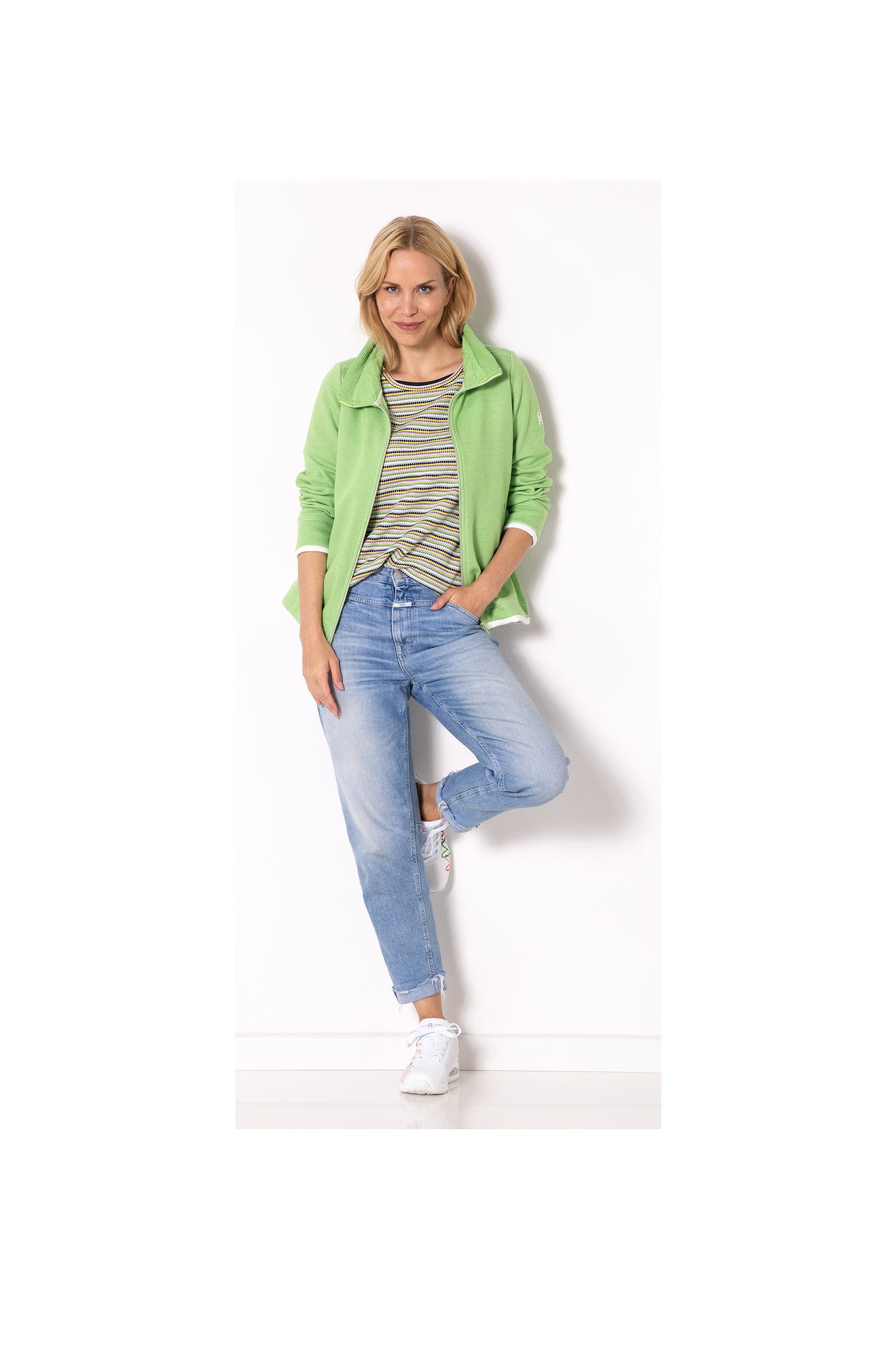 SER Sweatjacke Sweatjacke Stehkragen W2260308