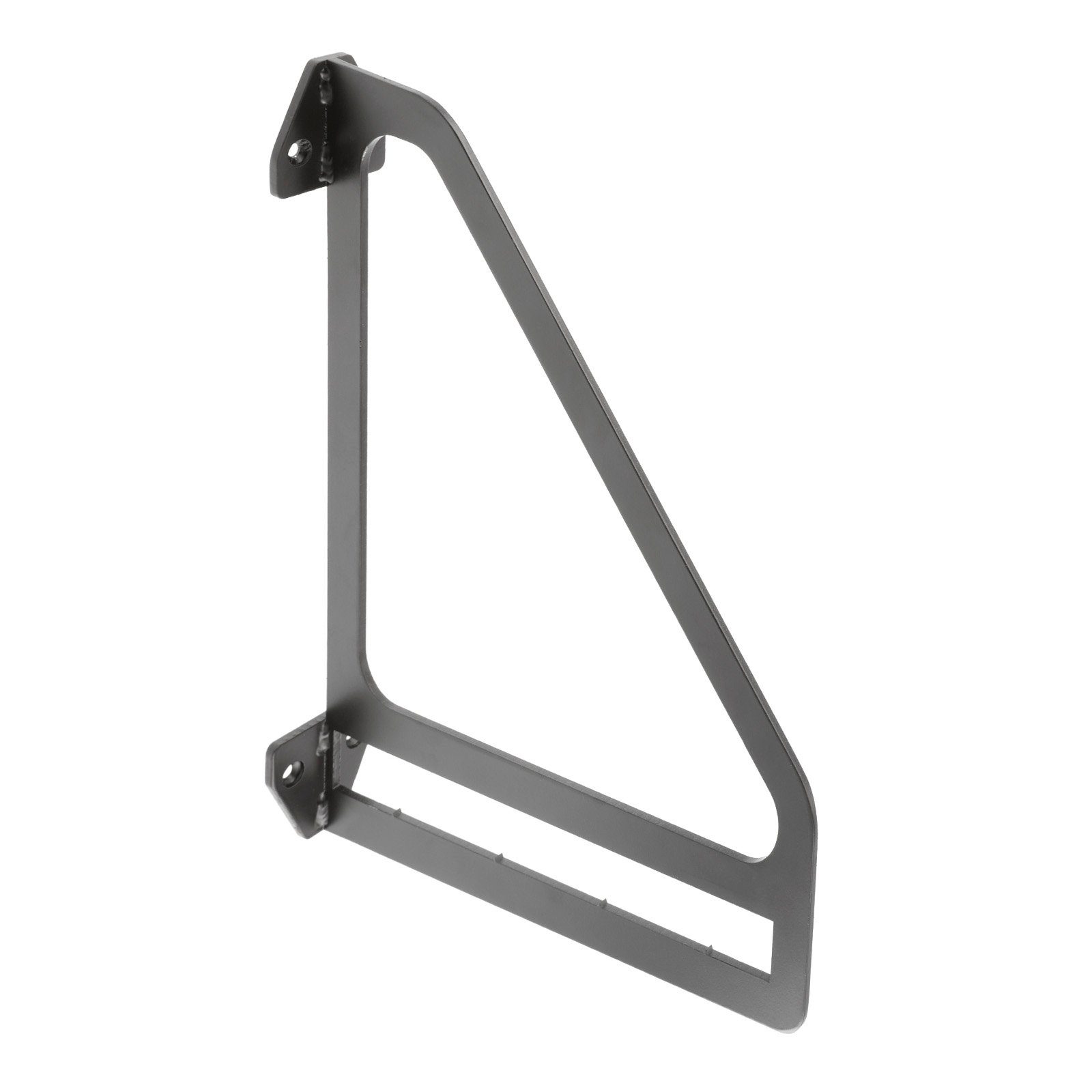 SO-TECH® Wandregalhalter Regalkonsole RK09 schwarz Stahl Regalwinkel für Holzplatten, 2-tlg., Tragkraft je Paar: 20 kg