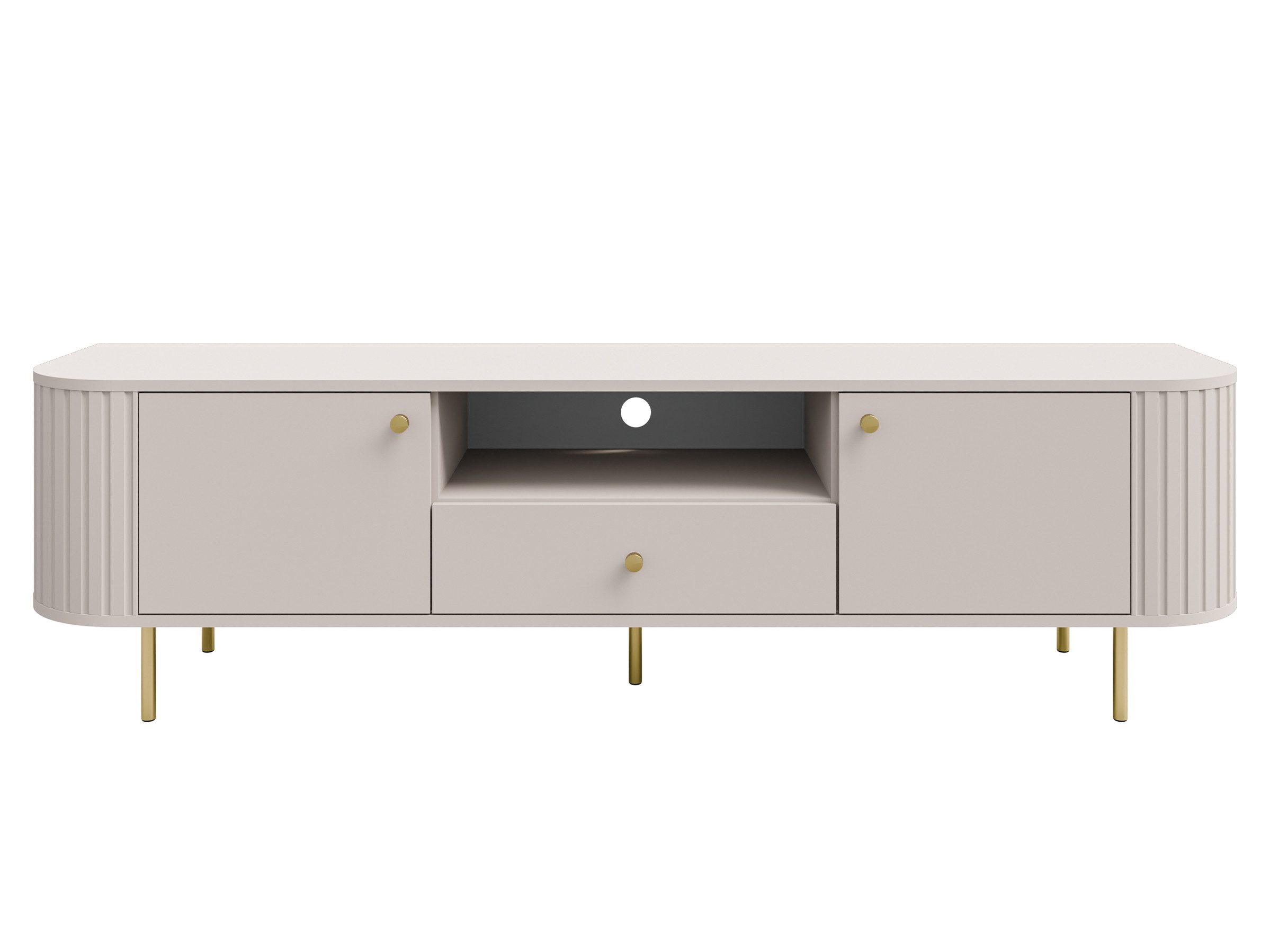 Compleo TV-Schrank 180 cm breit Eiche cremona, Elegant design, Natural, Lowboard