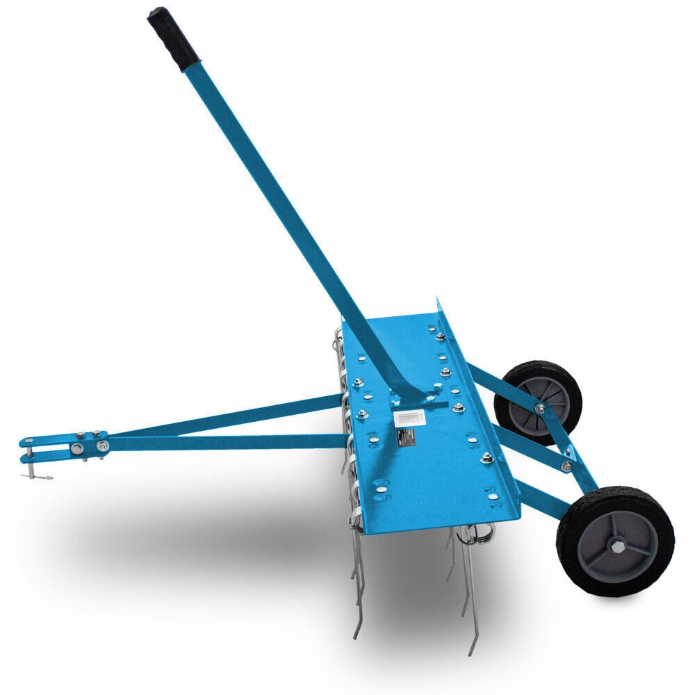 Bituxx Rasenlüfter Vertikutierer / Rasenstriegel für Rasentraktor, 102 cm Arbeitsbreite, (MS-18150)