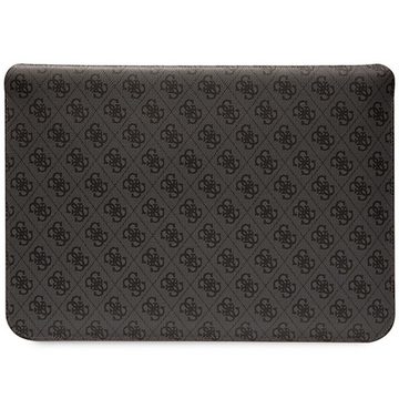 Guess Laptop-Hülle Guess Universell bis 14" Notebook Tasche 4G Stripe Metall Logo Schwarz