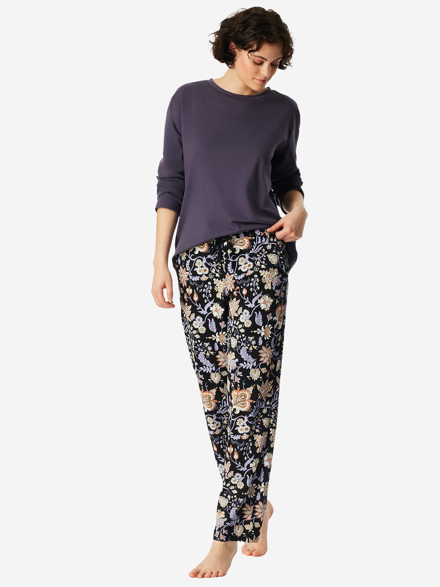 Schiesser Pyjamahose Mix & Relax schlaf-hose pyjama schlafmode günstig online kaufen