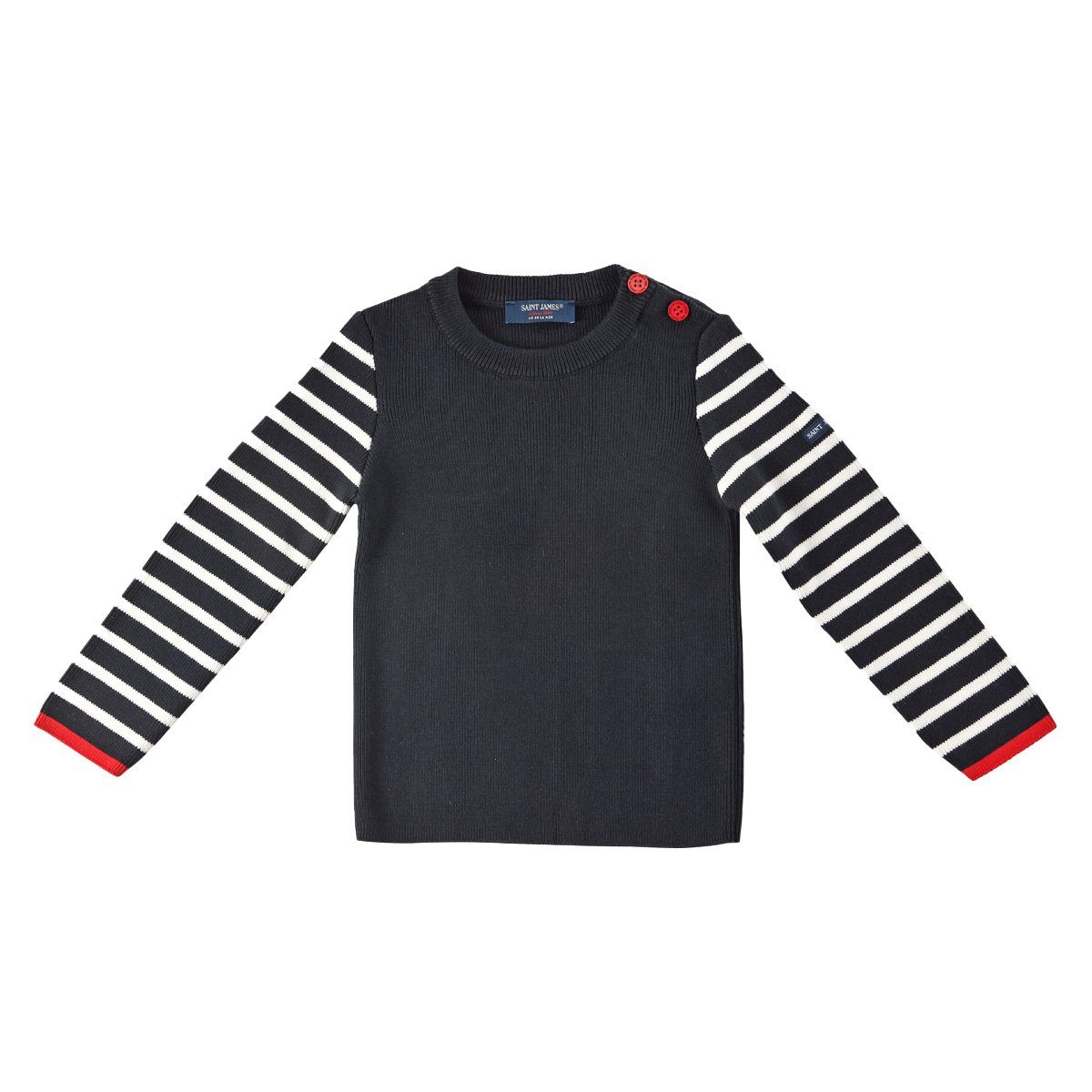 Saint James Rundhalspullover 9277 Kinder Unisex Пуловеры Titan E