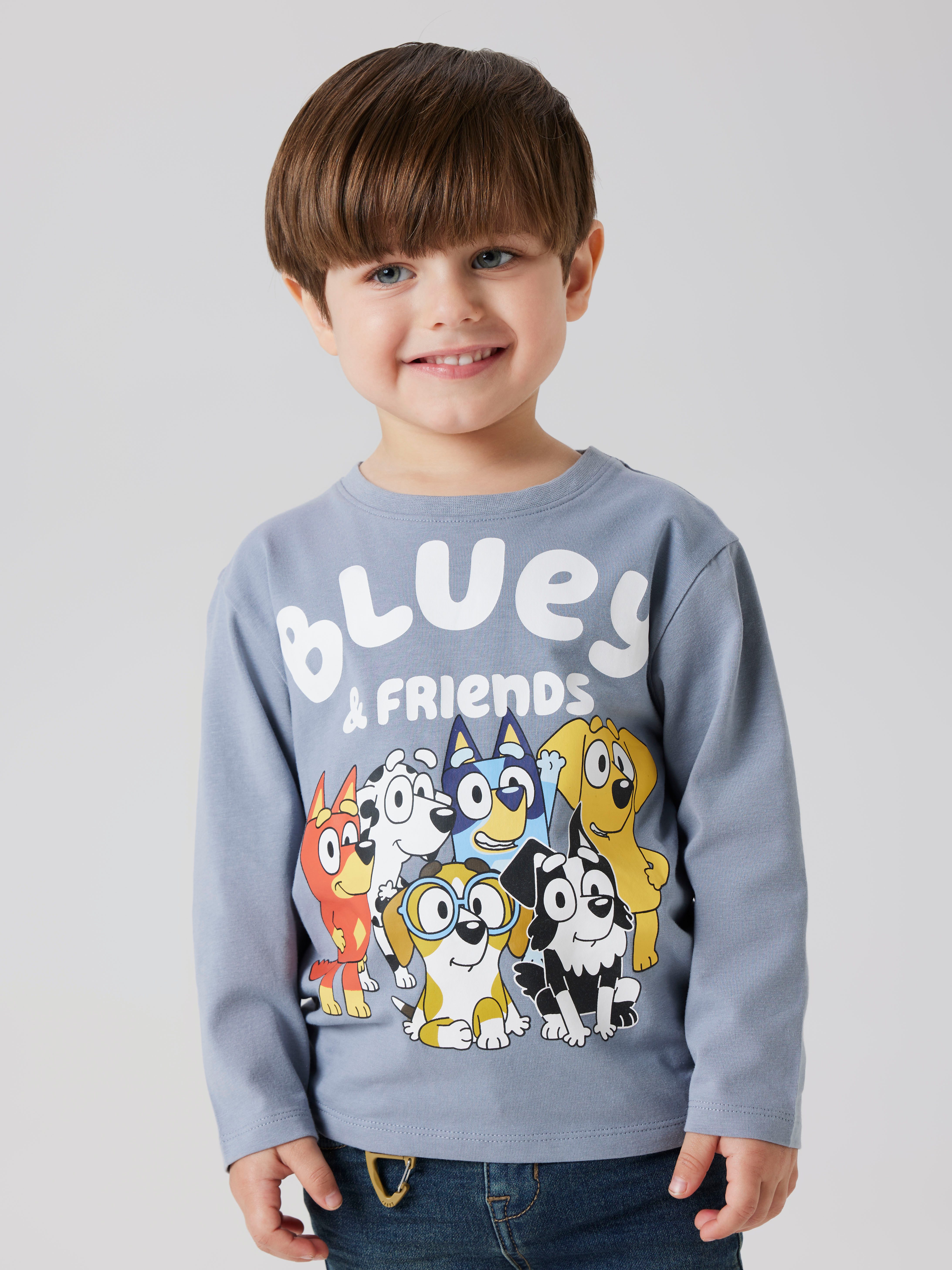 Langarmshirt NMMALEX BLUEY LS NREG TOP NOOS SKY