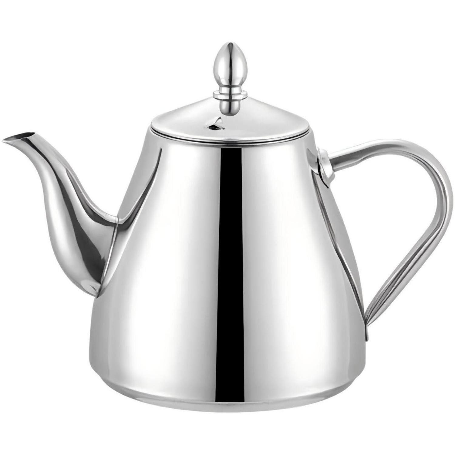 LuxusKollektion Teekanne Teekanne Kaffeekanne Edelstahl 1.2L ohne Filter