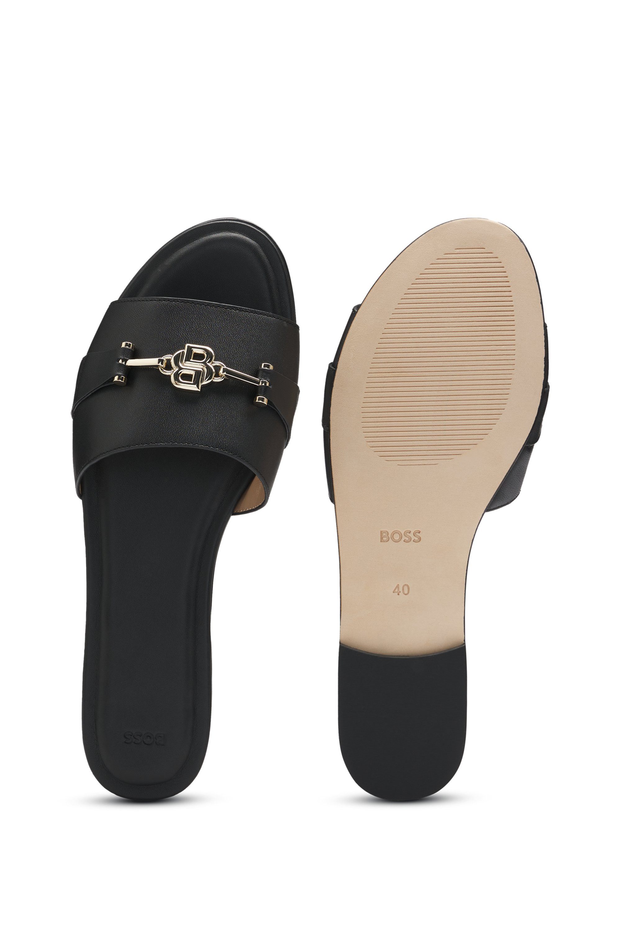 BOSS Emberlyn_Slid10 Pantolette Sommerschuh, Urlaubschuh, Schlappen günstig online kaufen