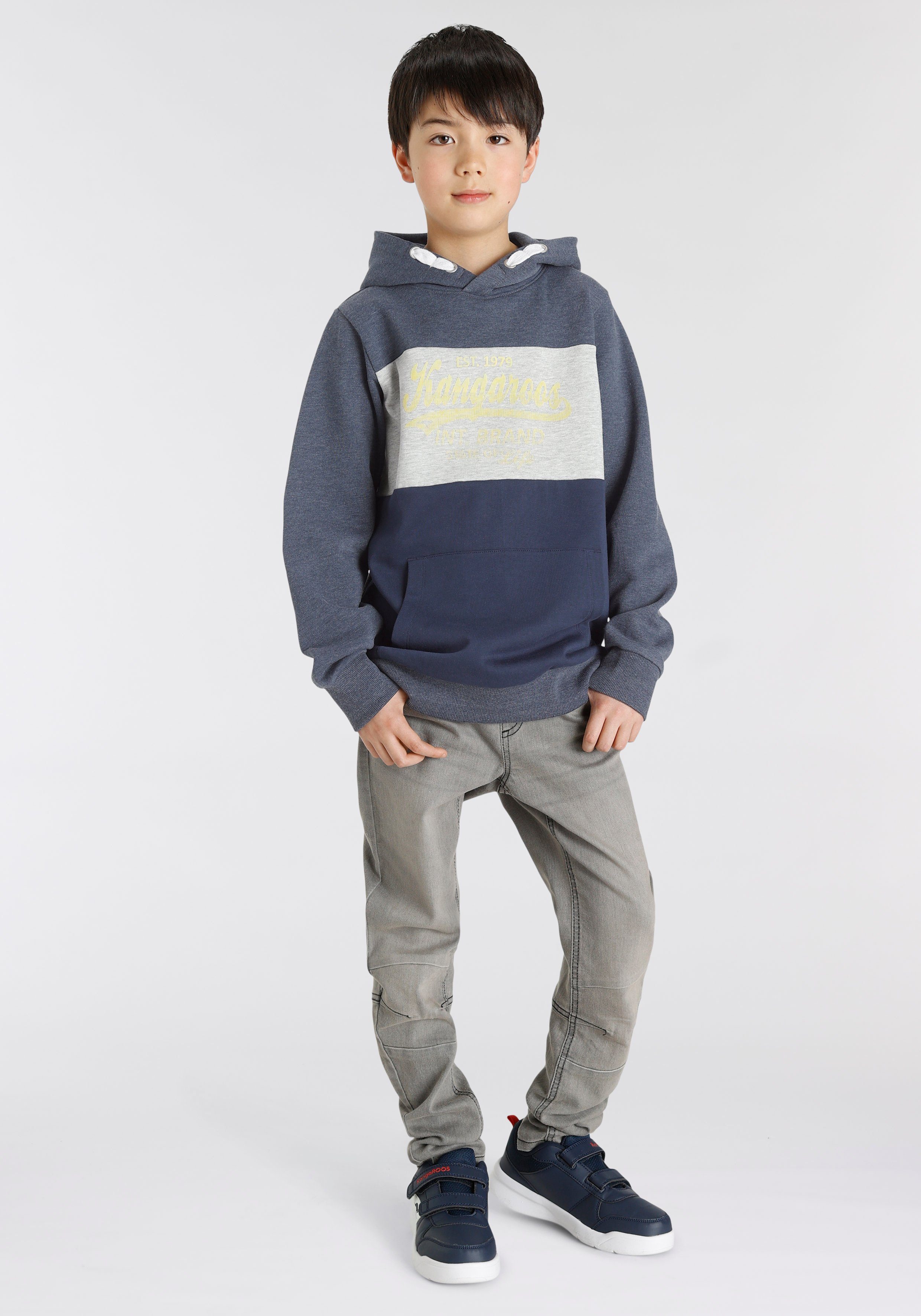 KangaROOS Kapuzensweatshirt Coloblocking mehrfarbig