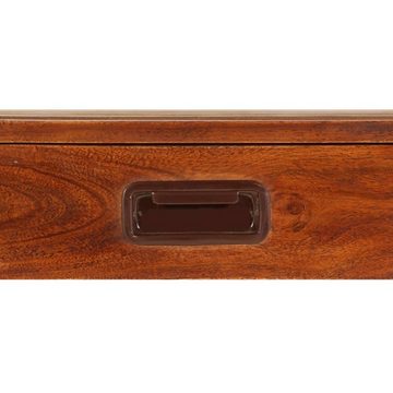 furnicato Schreibtisch Massivholz mit Honigfarbenem Finish 110x50x76 cm