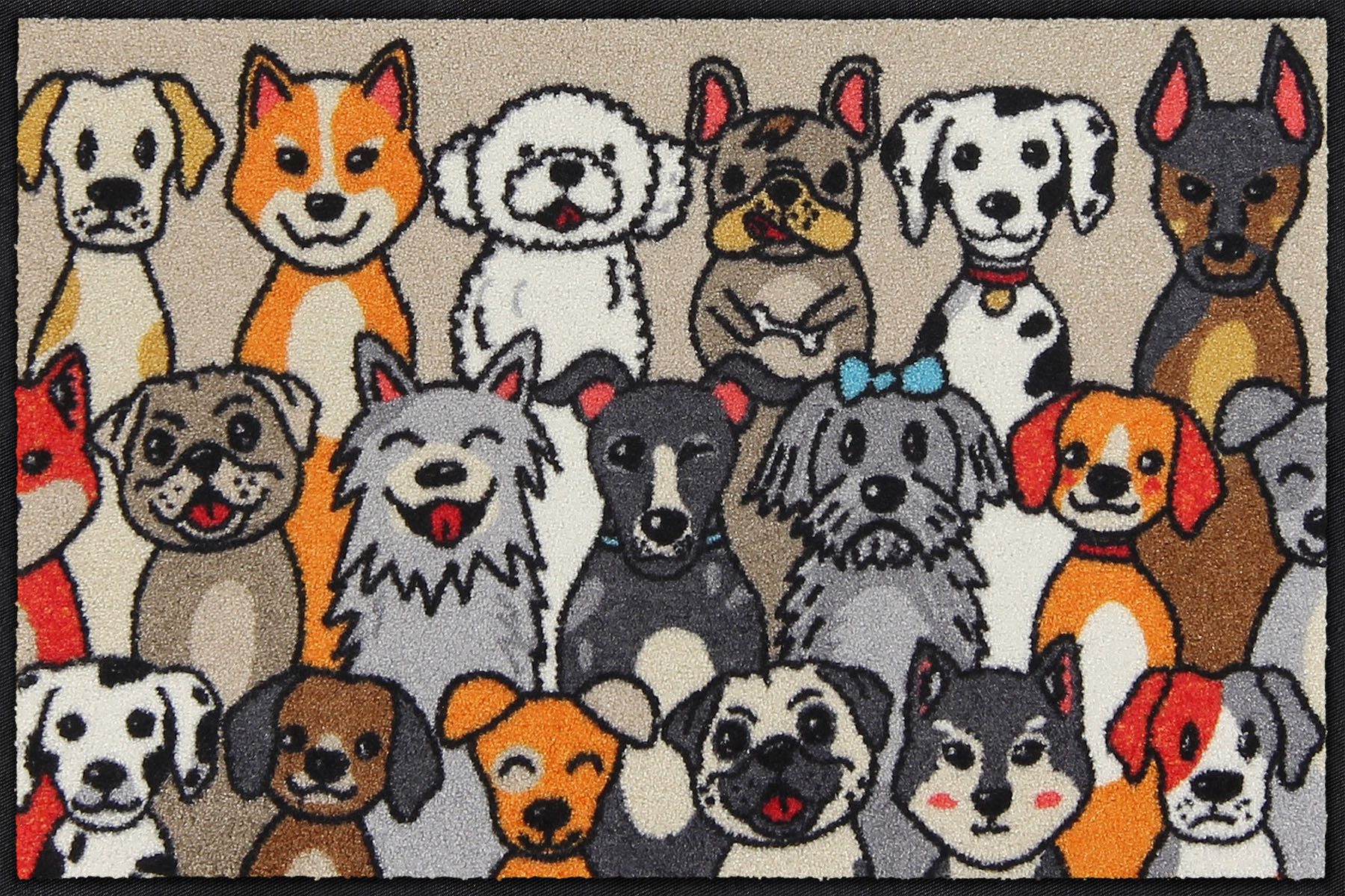 Salonloewe Fußmatte Fußmatte 50x75 Dog People, Eingangsmatte normal, Höhe: 500 mm
