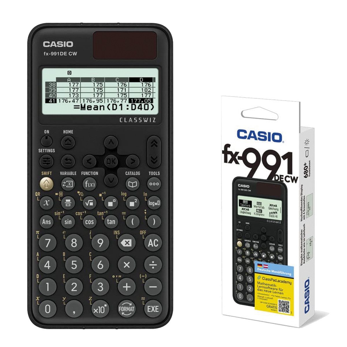 CASIO Taschenrechner Casio fx-991DE CW