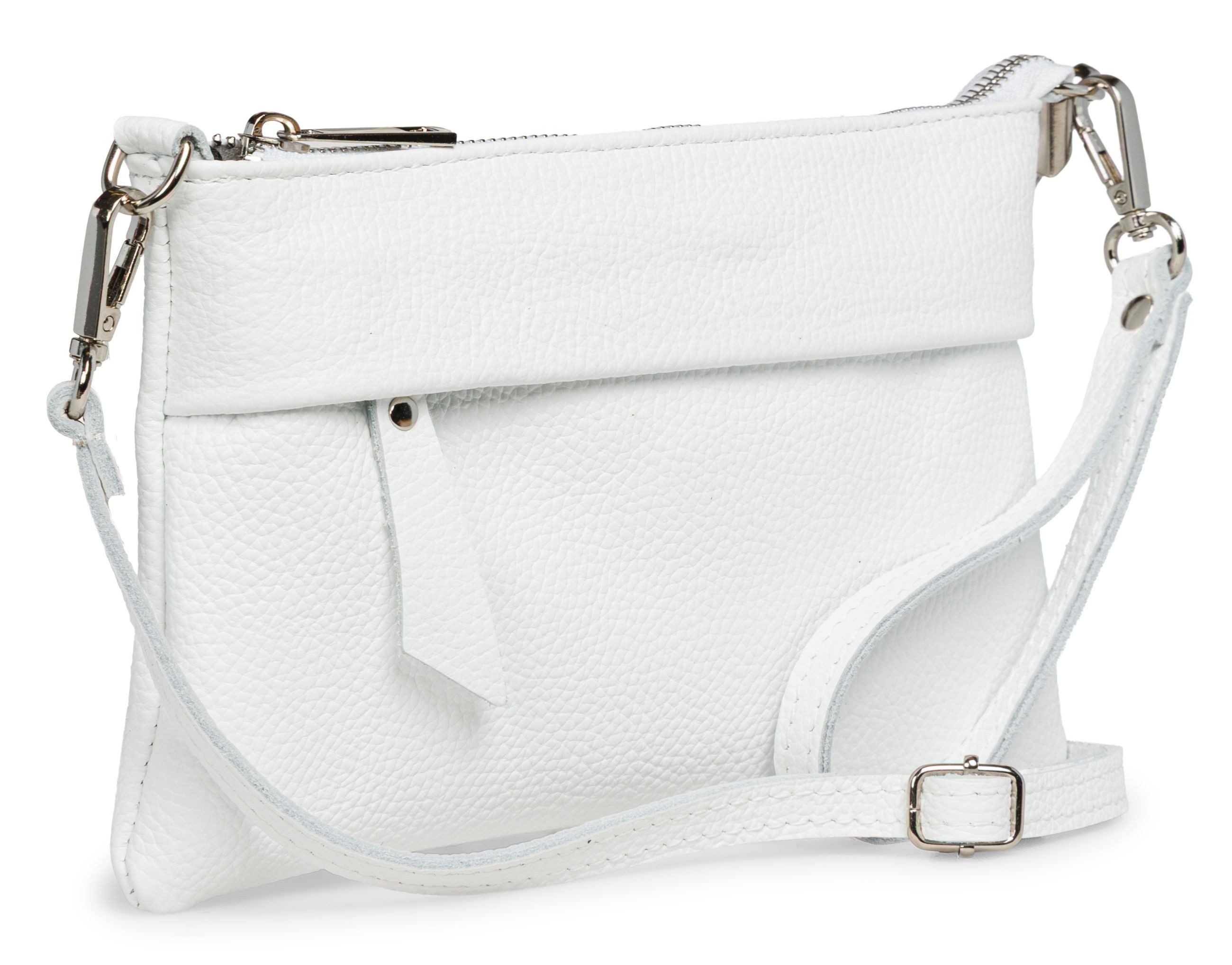 Caspar Clutch Elegante Echtleder Clutch Damen Tasche - CLASSIC LINE - Modell No.845, leicht, elegant & unempfindlich - 100% Echtleder - Handmade in Italy