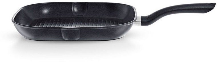 Fissler Grillpfanne Cenit®, Aluminium (1-tlg), Ø 28 cm, mit ergonomischem Griff, Induktion, Made in Italy