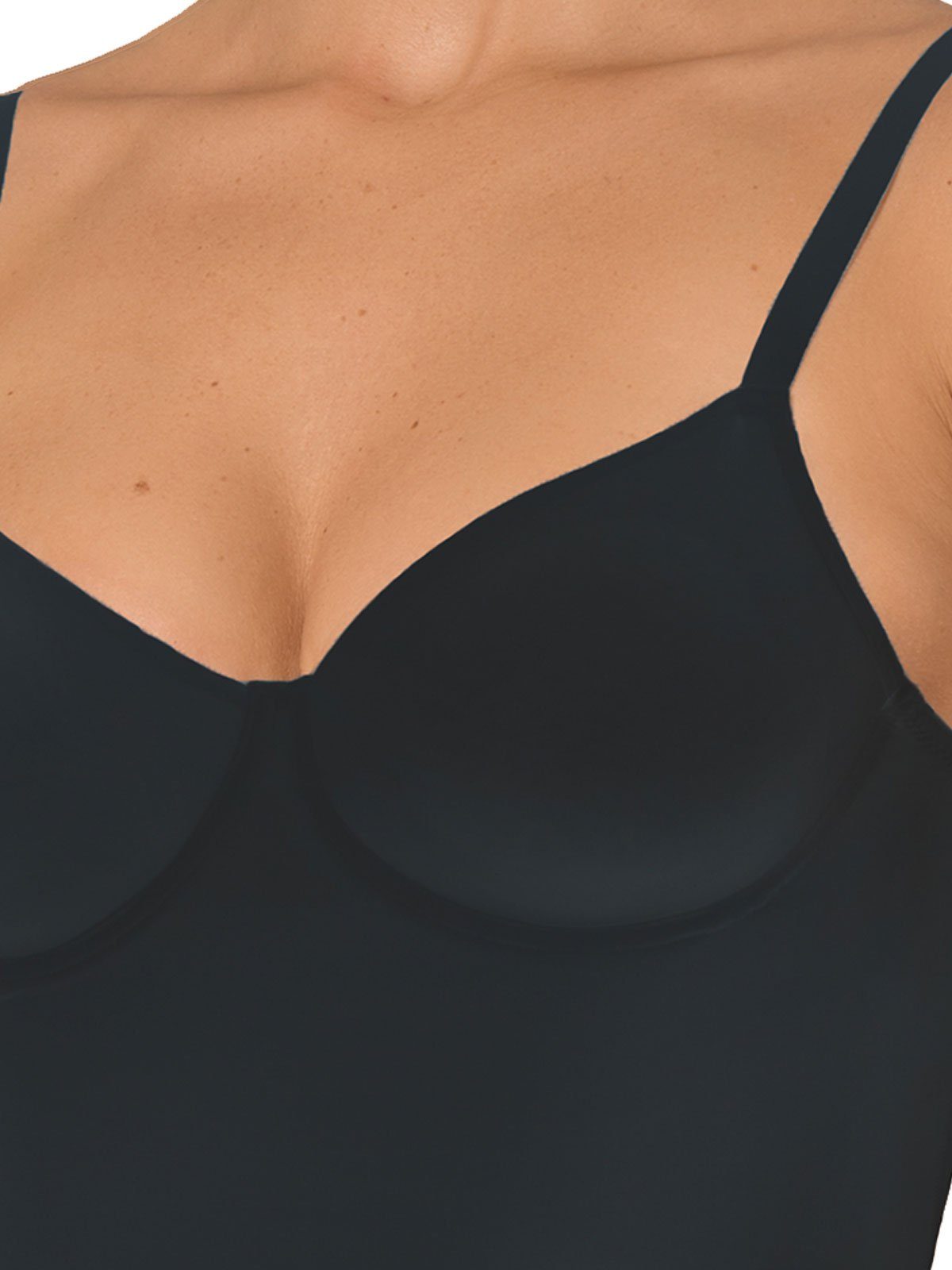BH schwarz C. Von Shape (Stück, BH-Hemd & Nina Secret 360° 1-tlg) Soft Shaping Hemdchen