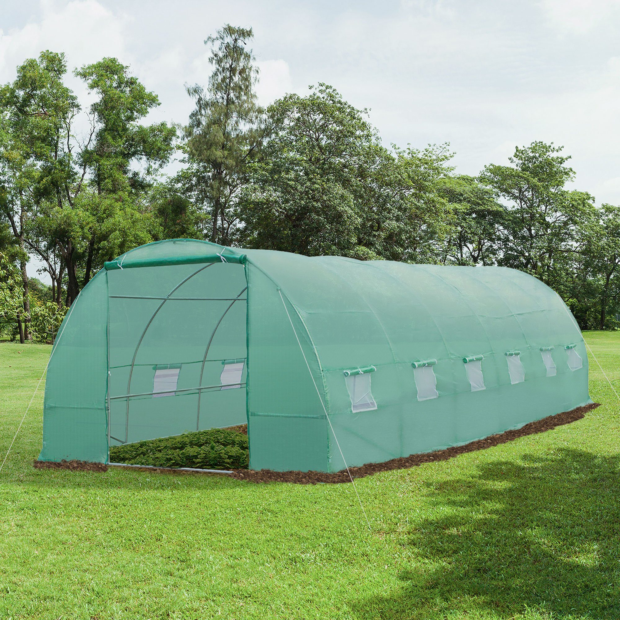 Outsunny Foliengewächshaus Treibhaus Folientunnel, BxTxH: 800 günstig online kaufen