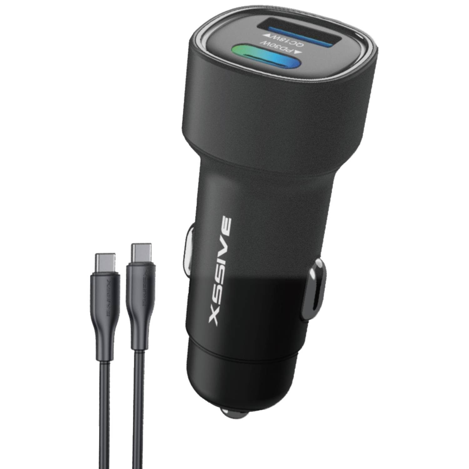 COFI 1453 Schnelles Autoladegerät Ultra-Schnellladung für unterwegs mit Kabel 1m Smartphone-Ladegerät
