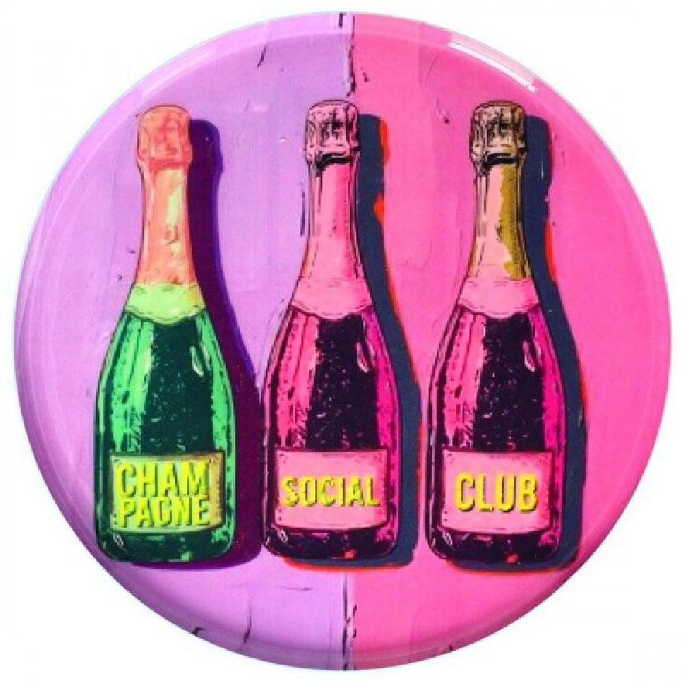 Giftcompany Tablett Dekotablett Love Trays Champagne Social Club (23cm)