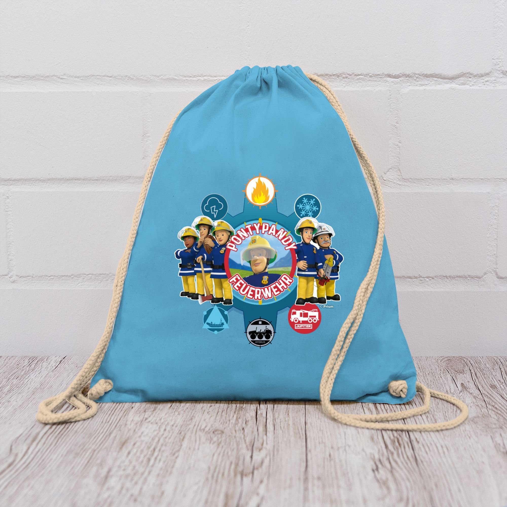 Shirtracer Turnbeutel Pontypandy Feuerwehr, Feuerwehrmann Sam Tasche