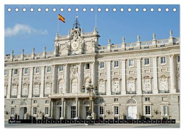 CALVENDO Wandkalender Madrid (Tischkalender 2024 DIN A5 quer), CALVENDO Monatskalender