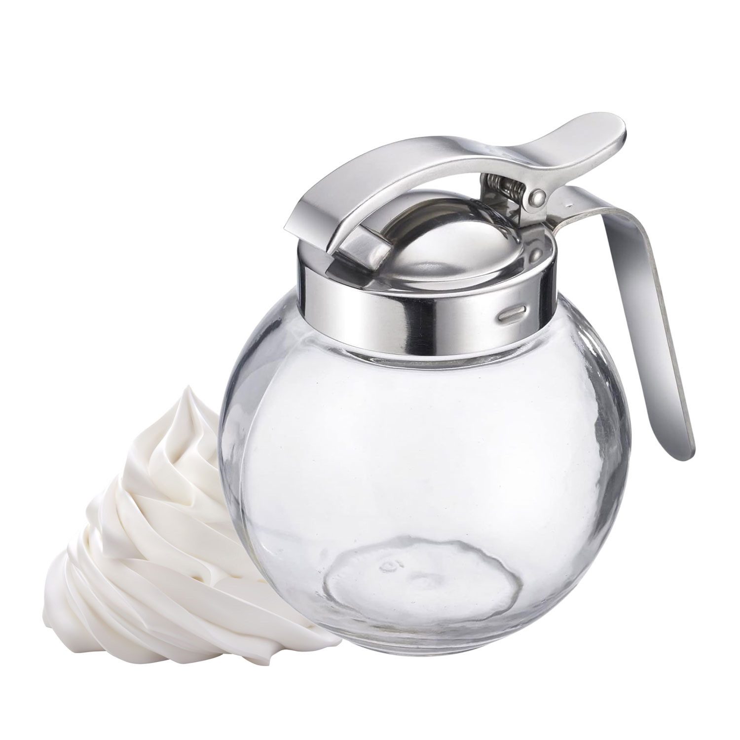 WESTMARK Honigglas Sahnegießer/Honigspender »Roma«, Edelstahl, Glas