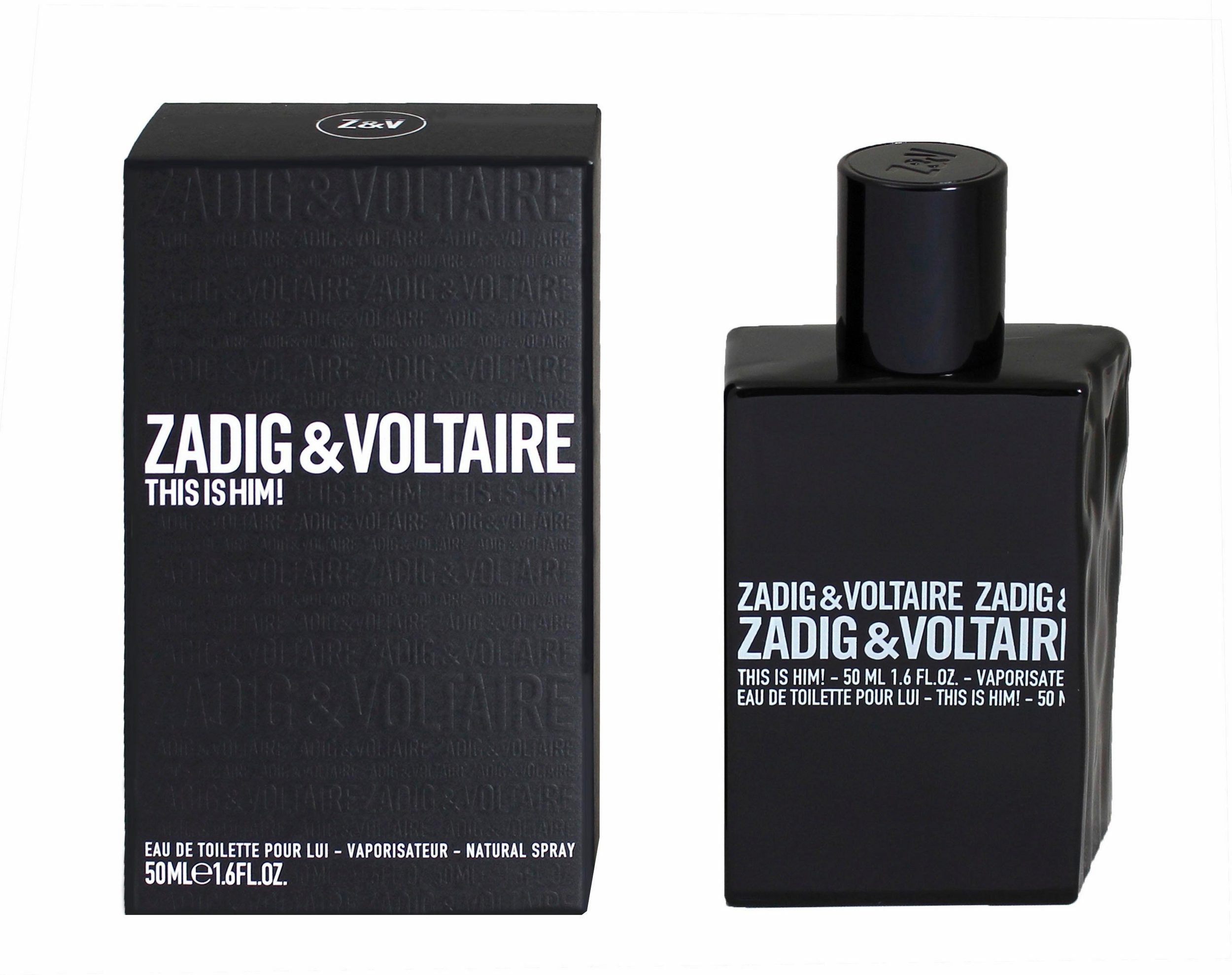 ZADIG & VOLTAIRE Eau de Toilette This Is Him, Glasflakon, Parfüm EDT, Herrenduft