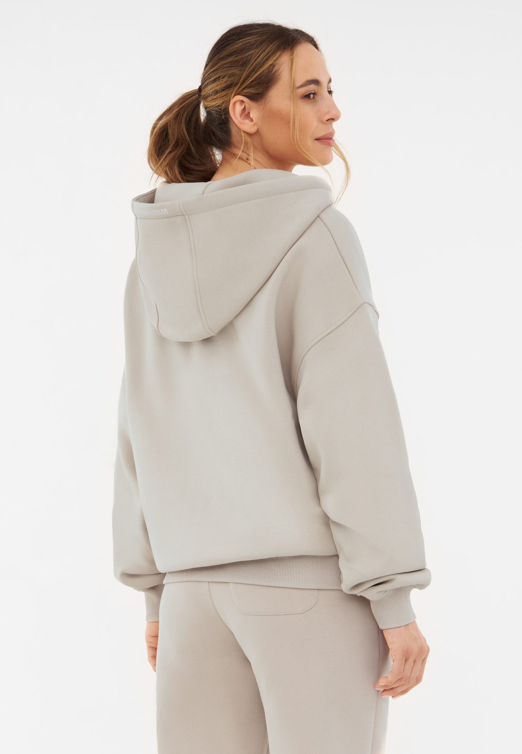 Johnny Urban Sweatjacke Caleb Oversize Sweatjacke (1-tlg) Kapuzenjacke aus dickem Stoff, weich und knitterfrei