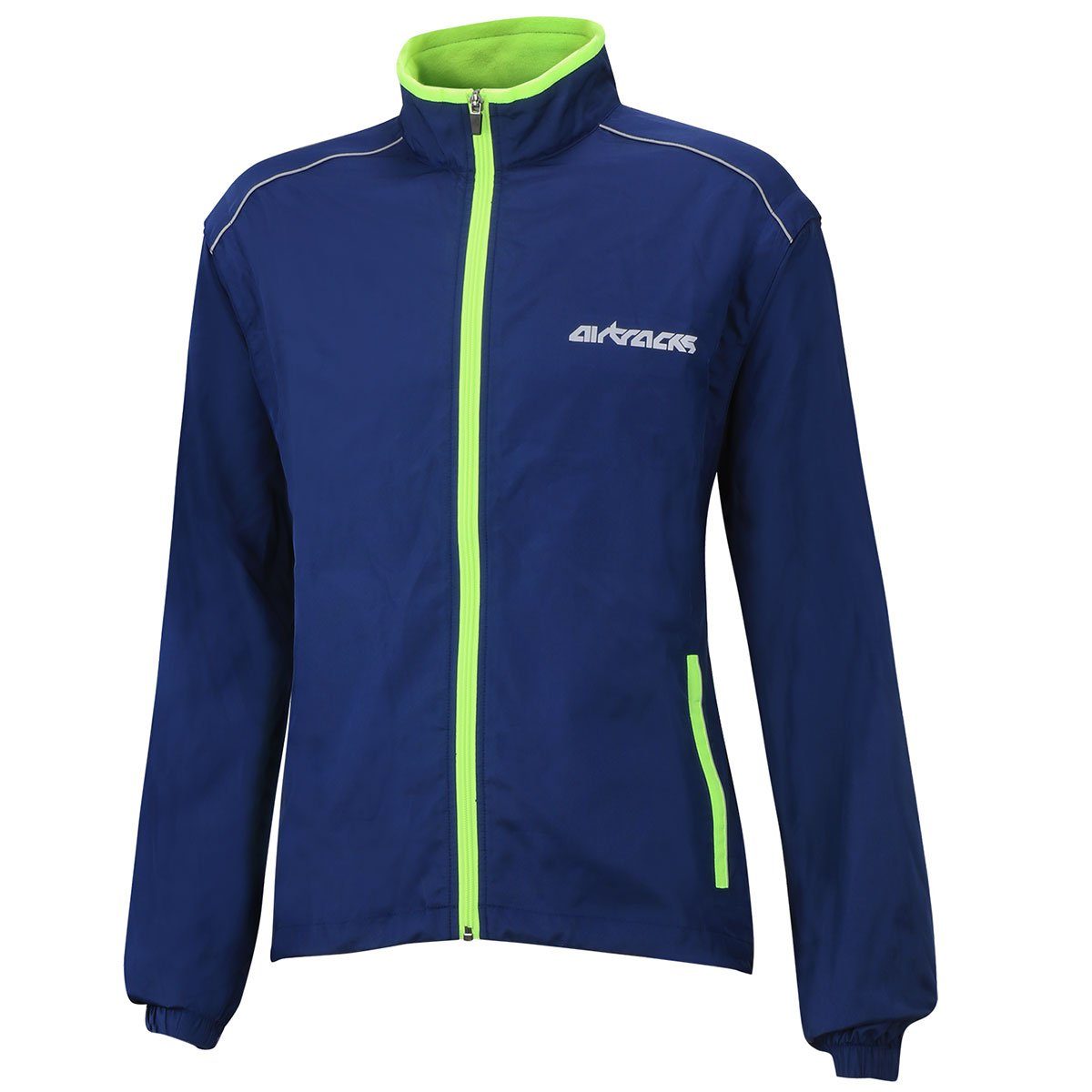 Airtracks Fahrradjacke Herren Fahrradjacke - Fahrradweste leichte Radjacke mit abnehmbaren Ärmel, » S M L XL XXL XXXL « navy