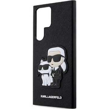 KARL LAGERFELD Handyhülle Case Samsung Galaxy S23 Ultra Karl Lagerfeld Katze Choupette 6,8 Zoll, Kantenschutz