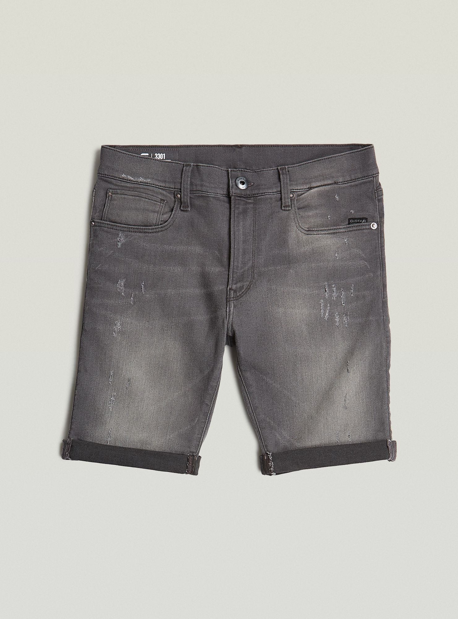 G-STAR 5-Pocket-Hose 3301 Slim Denim Shorts